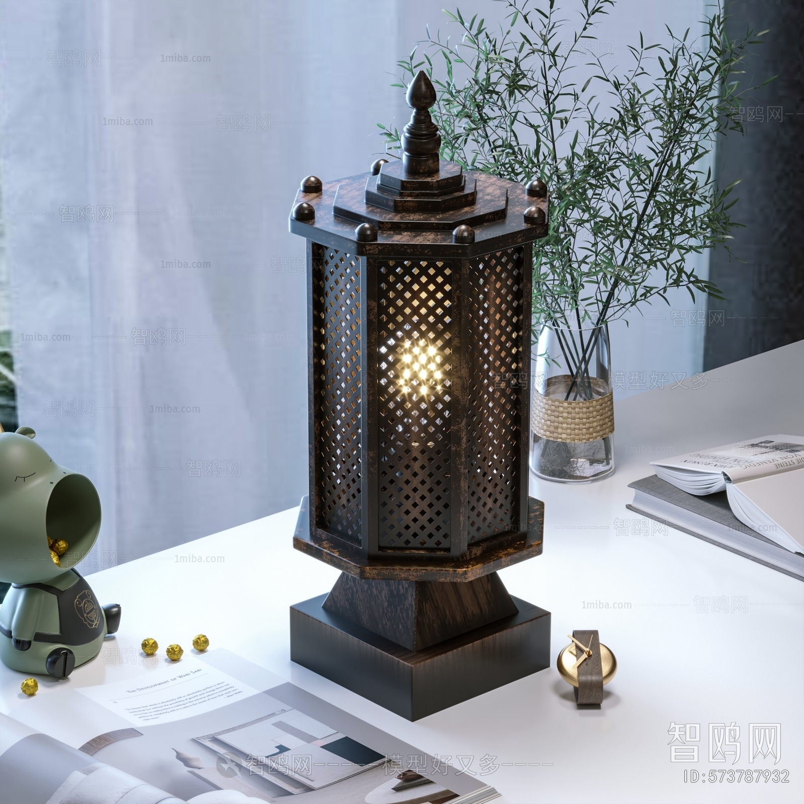 Thai Style Retro Style Table Lamp