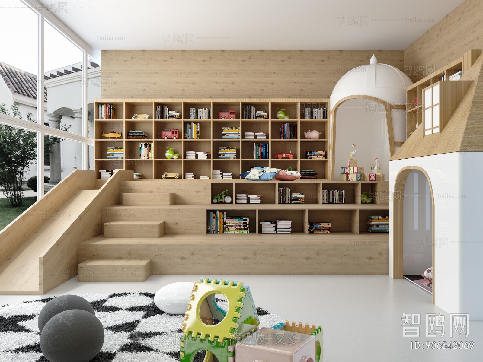 Modern Children's Room Activity Room