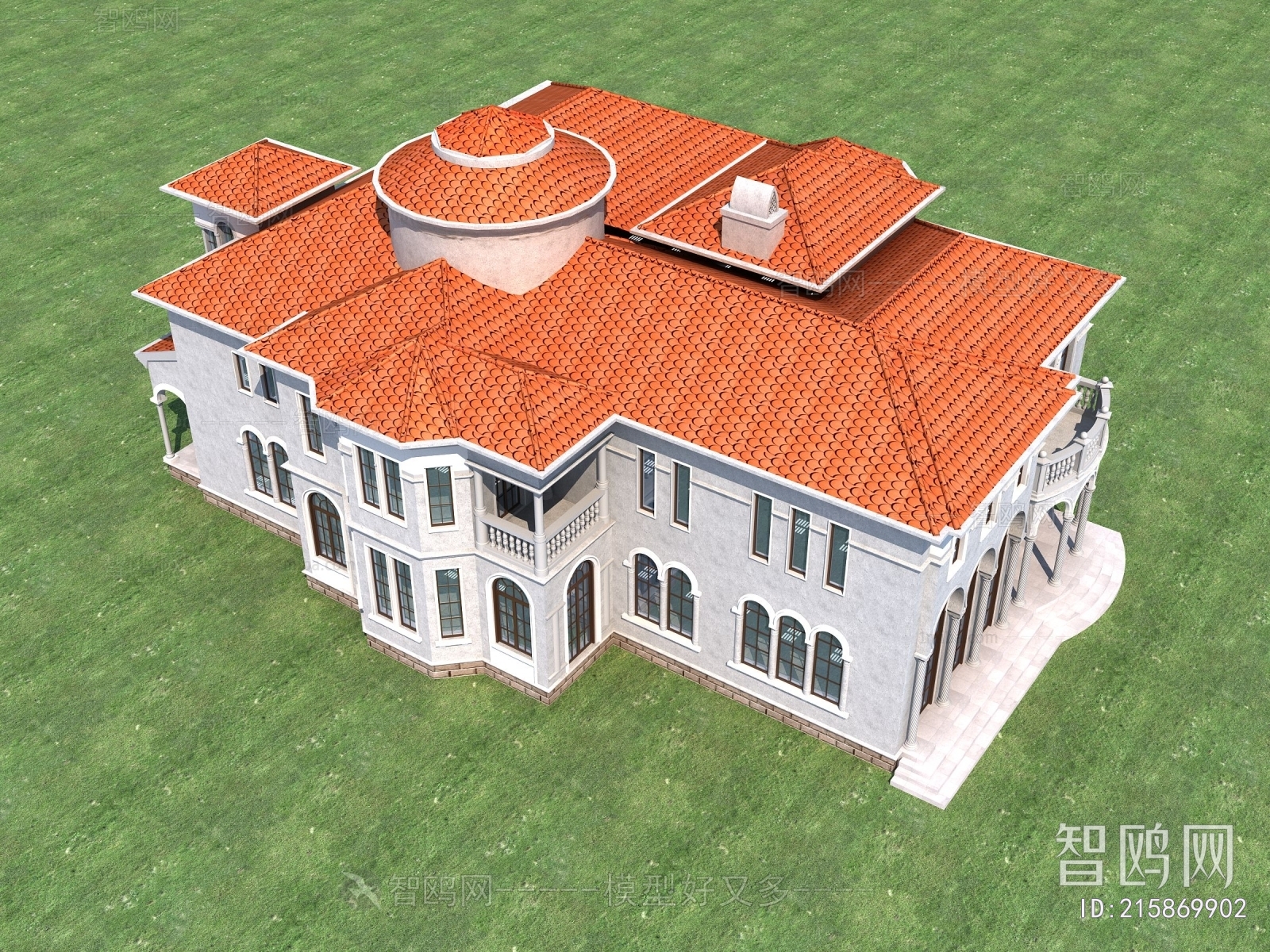 Simple European Style Villa Appearance