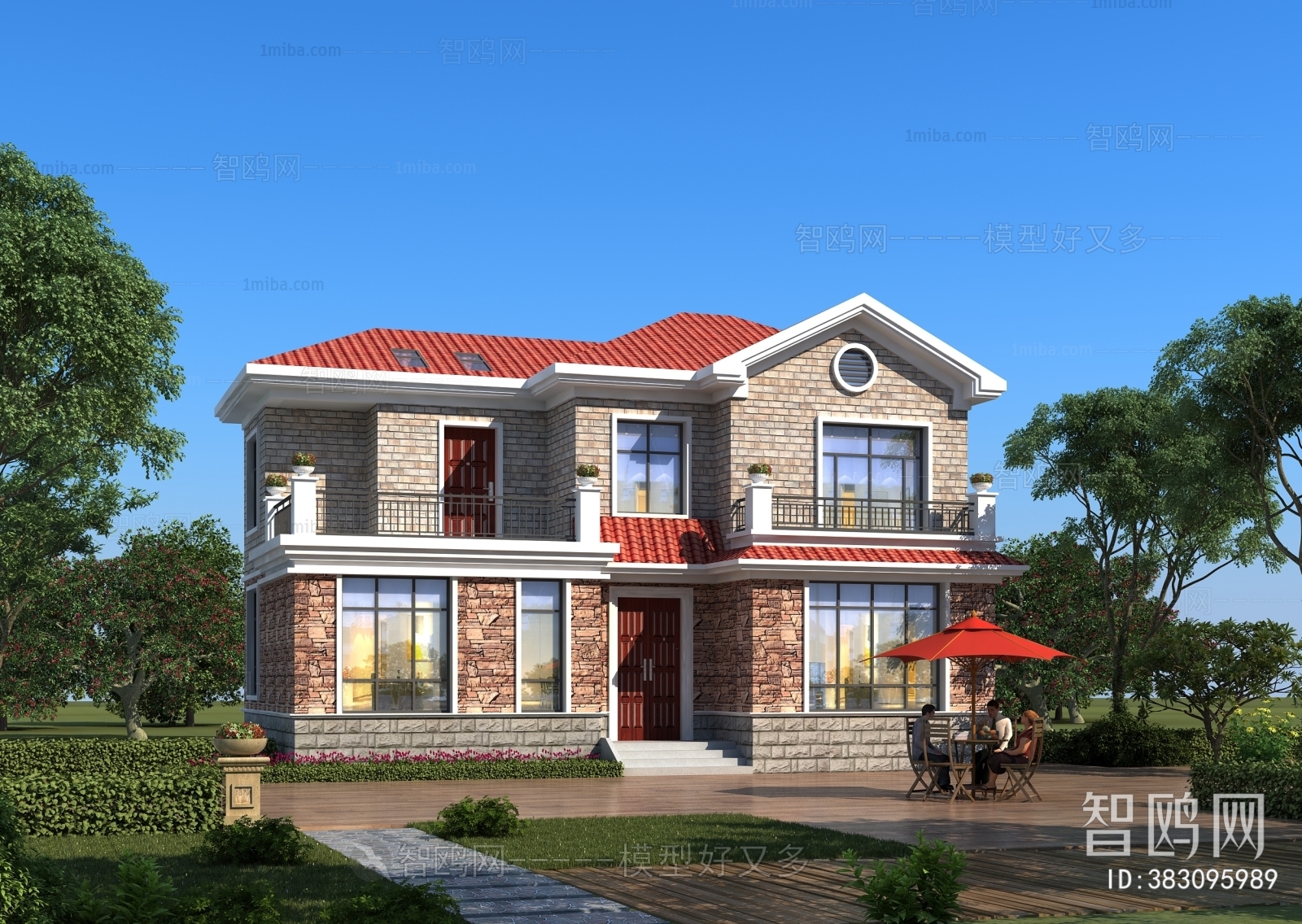 Simple European Style Villa Appearance