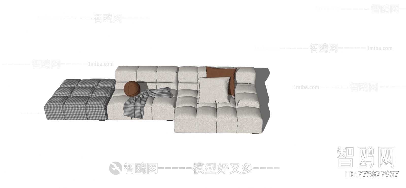 Modern Multi Person Sofa