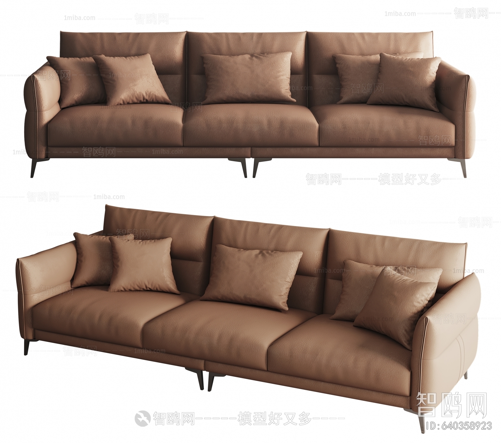 Modern Three-seat Sofa