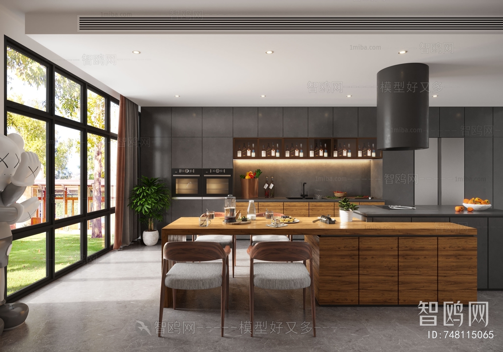 Modern Open Kitchen