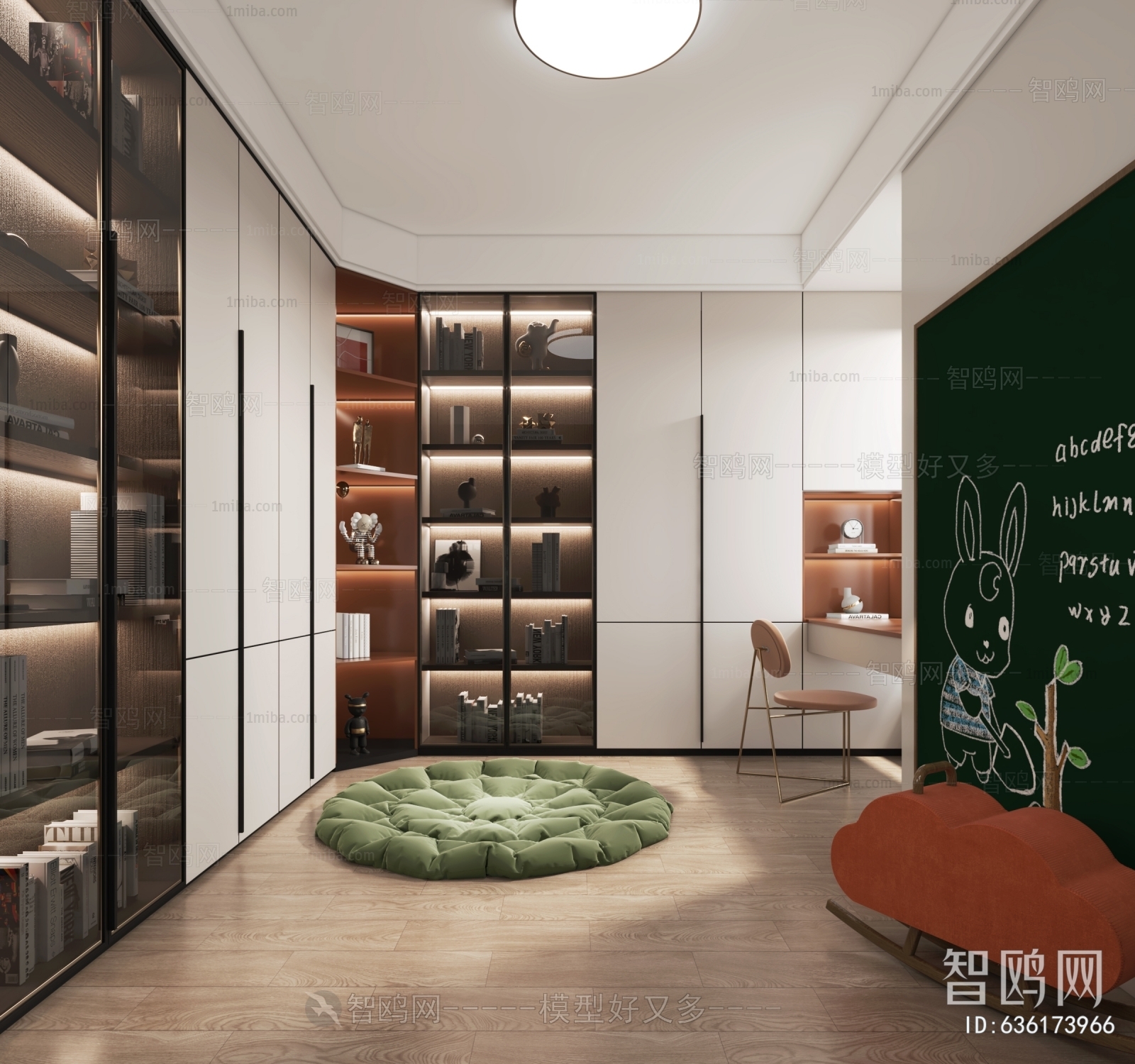 Modern Clothes Storage Area