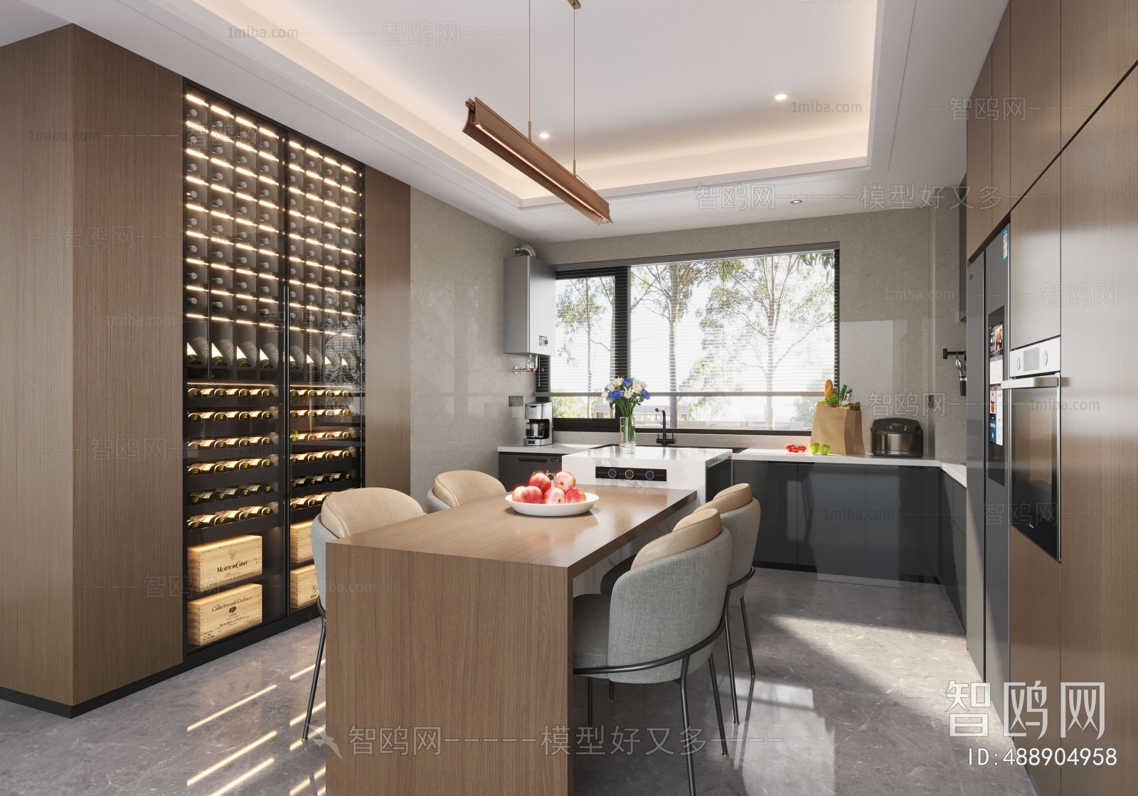 Modern Open Kitchen