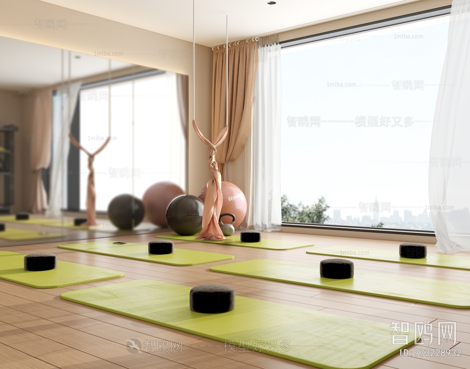 Modern Yoga Room