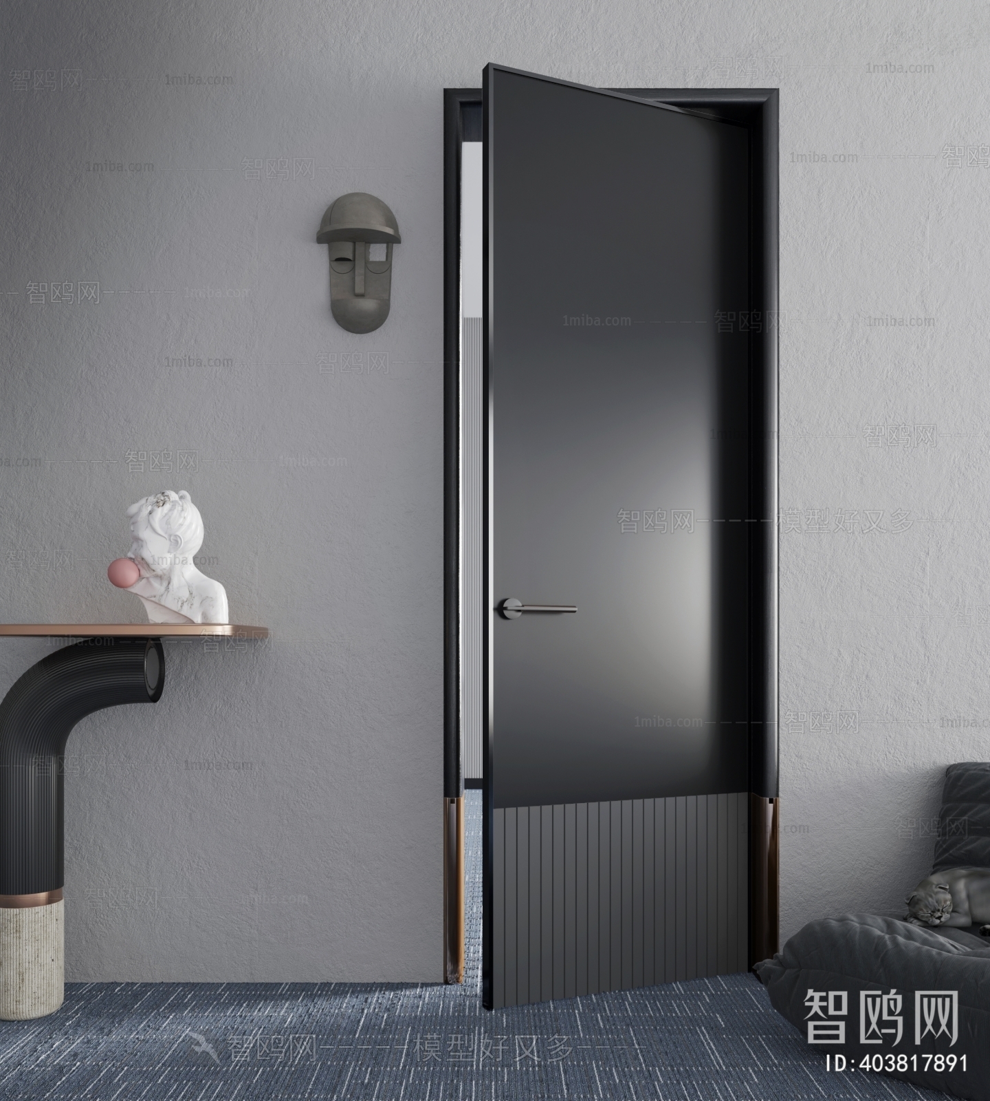 Modern Single Door