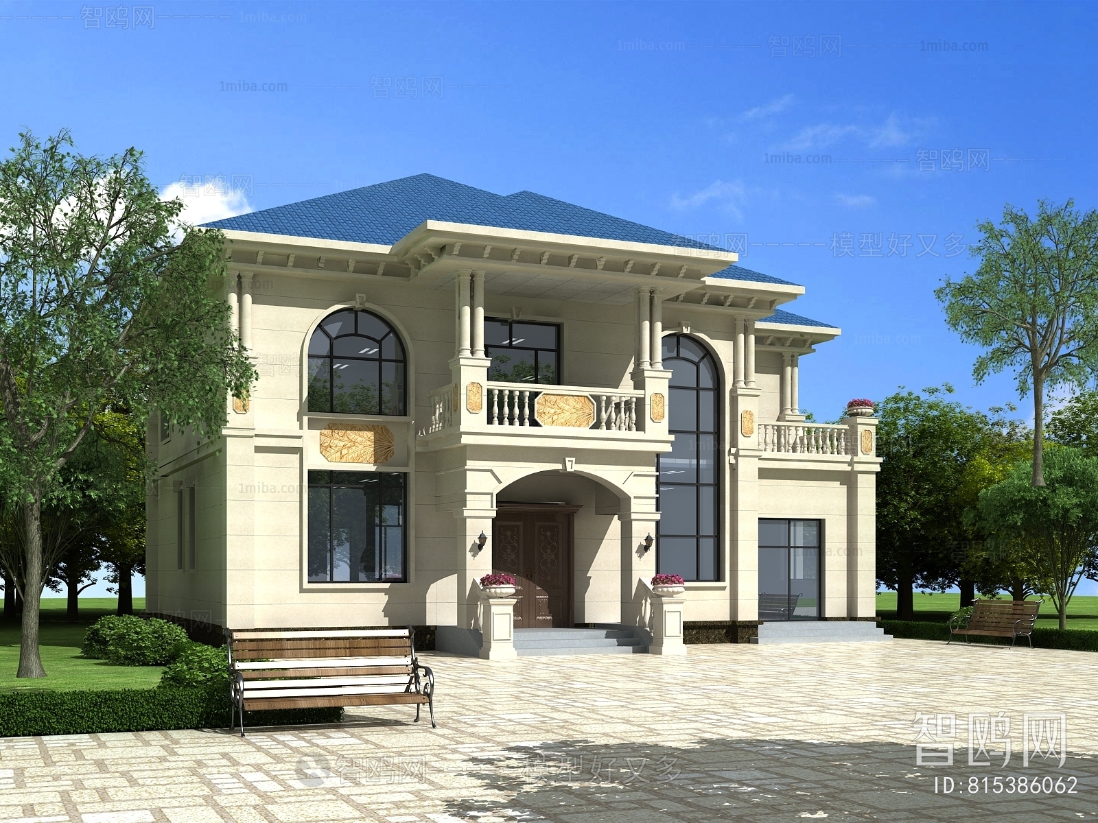 Simple European Style Villa Appearance