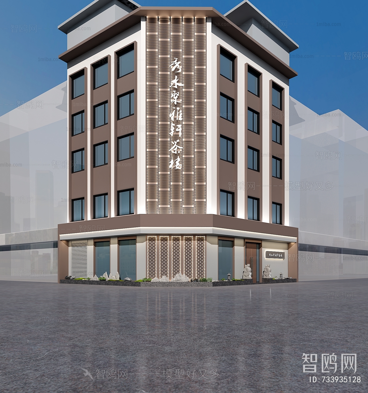 New Chinese Style Facade Element