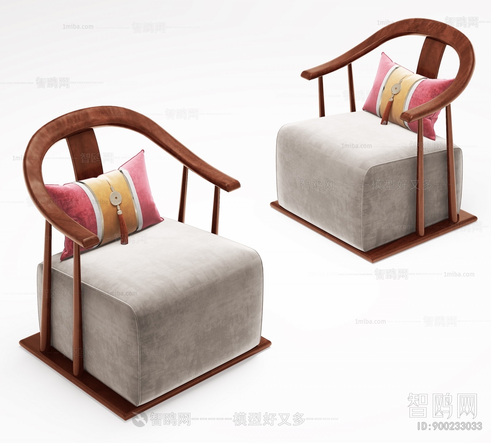 New Chinese Style Lounge Chair