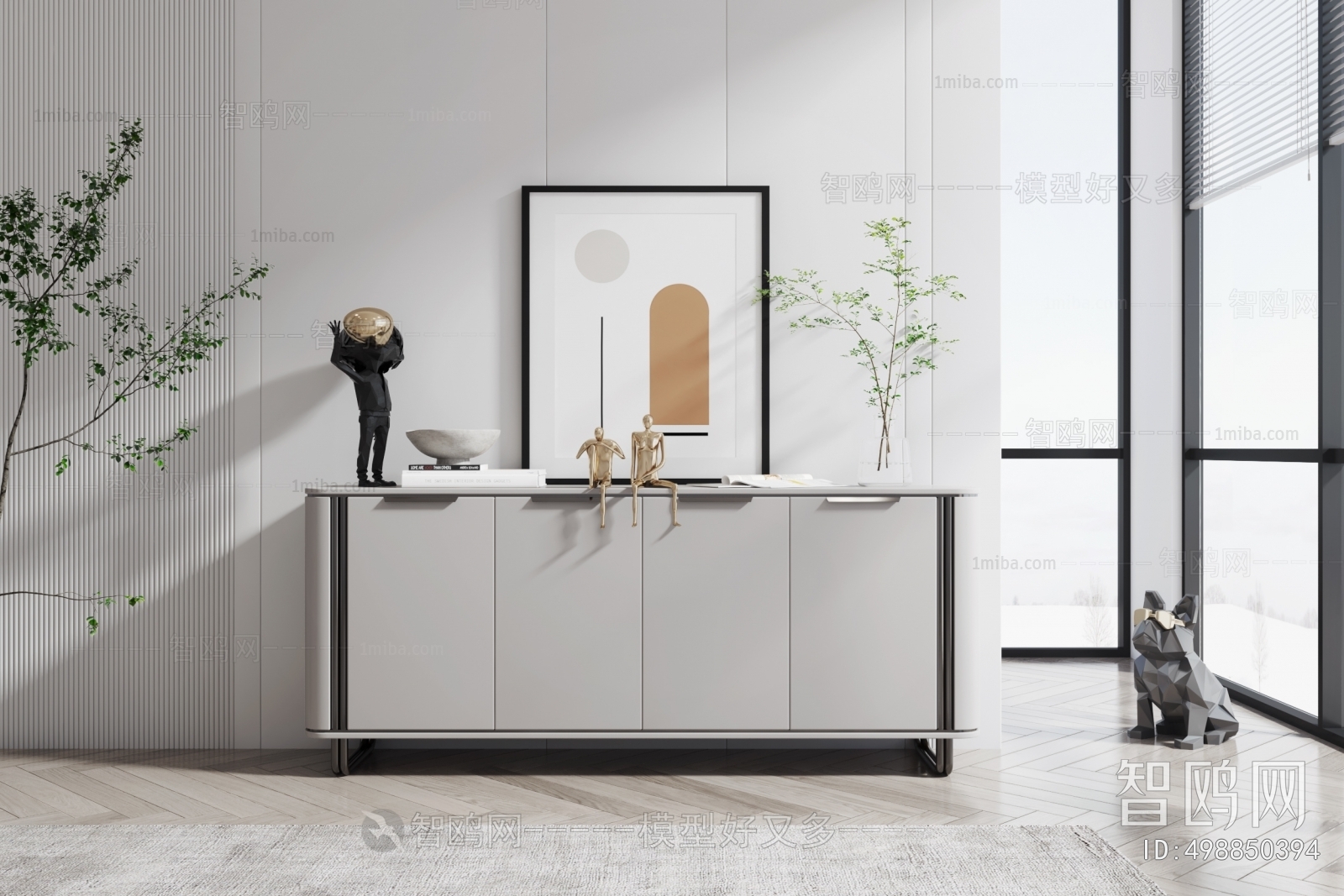 Modern Side Cabinet/Entrance Cabinet