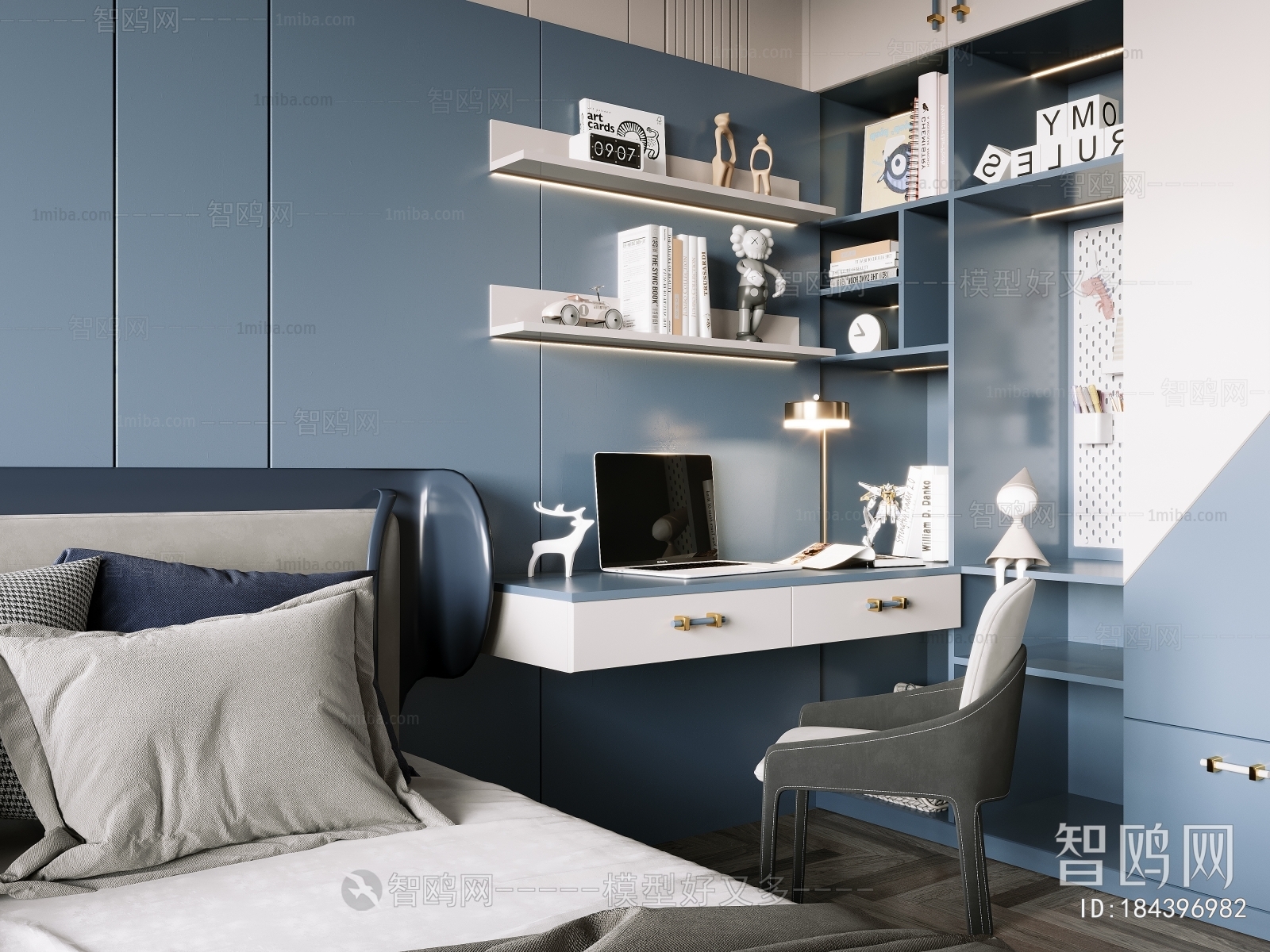 Modern Boy's Room And Son's Room