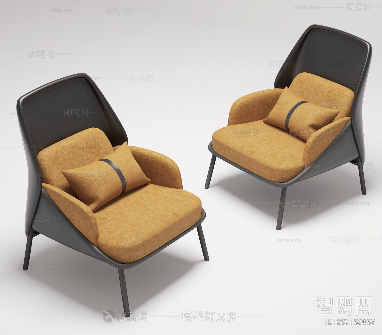 New Chinese Style Single Sofa