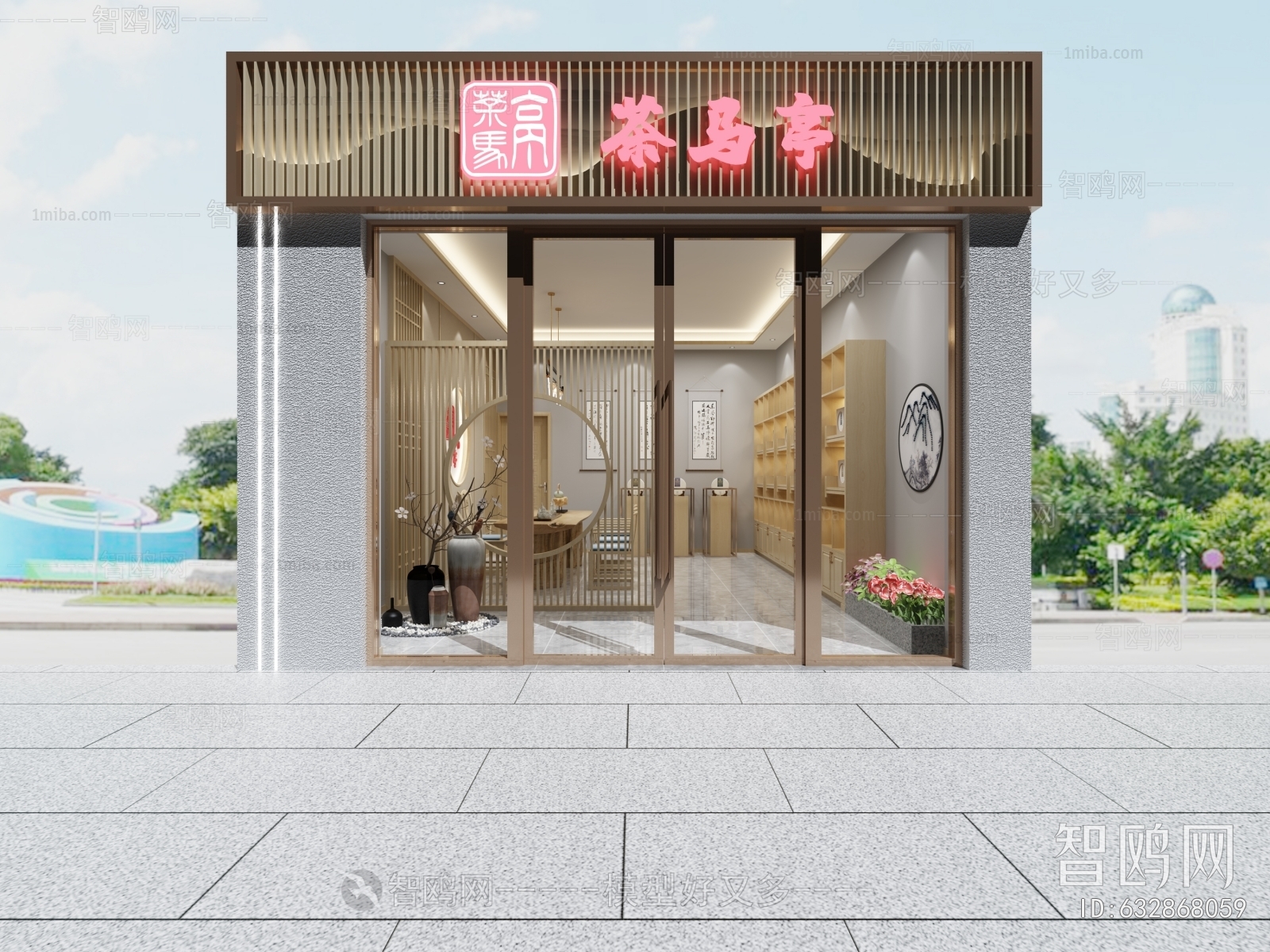 New Chinese Style Facade Element