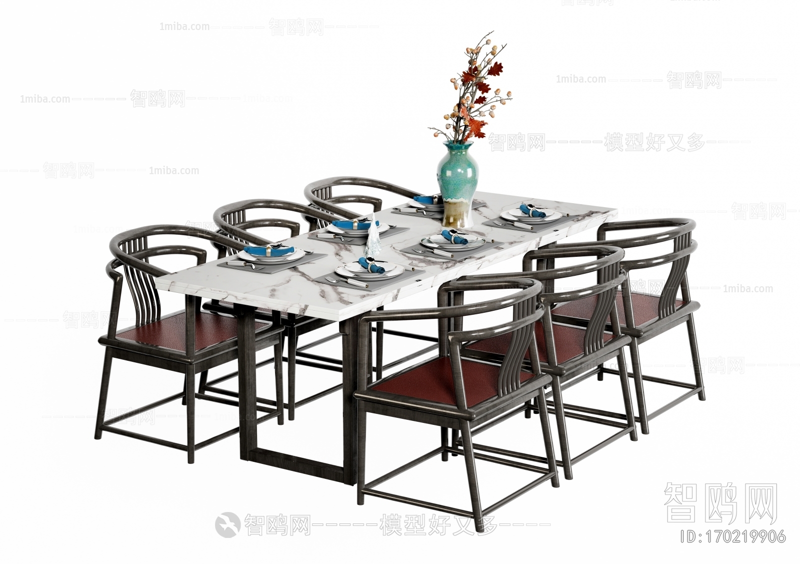 New Chinese Style Dining Table And Chairs