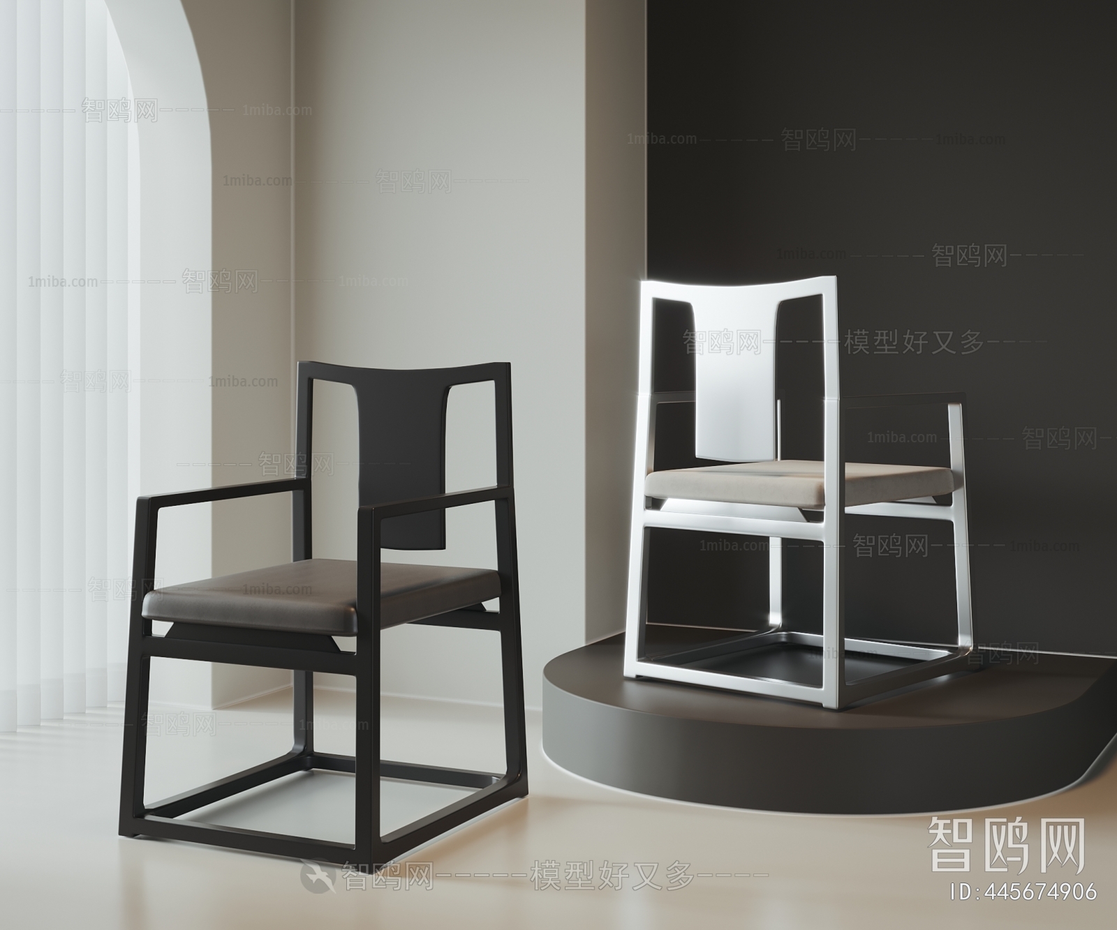 New Chinese Style Single Chair