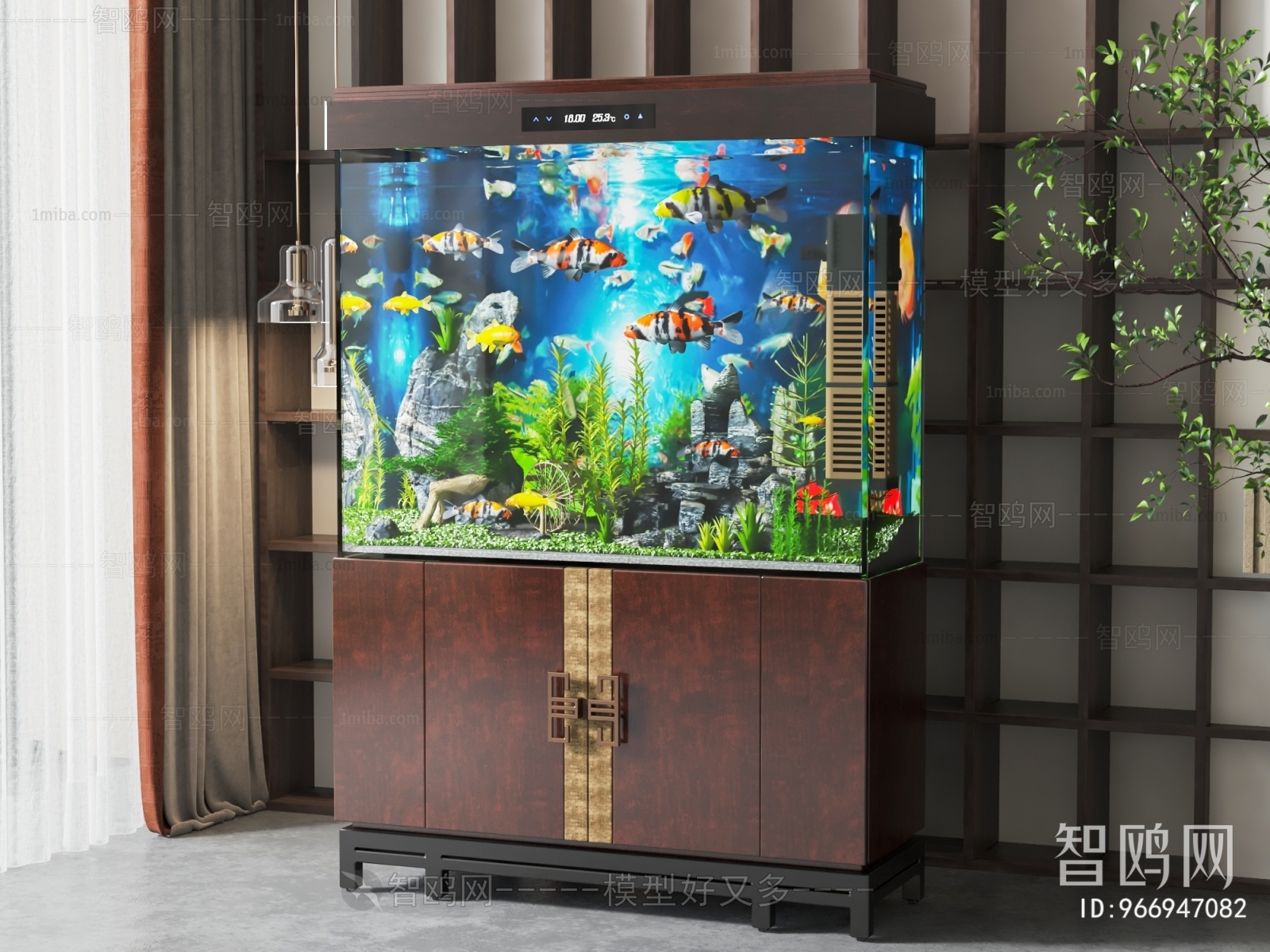 New Chinese Style Fish Tank