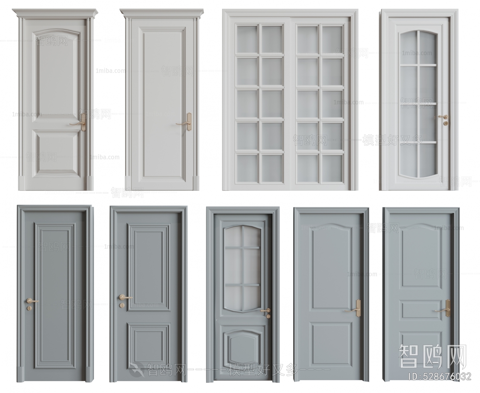 Simple European Style Door