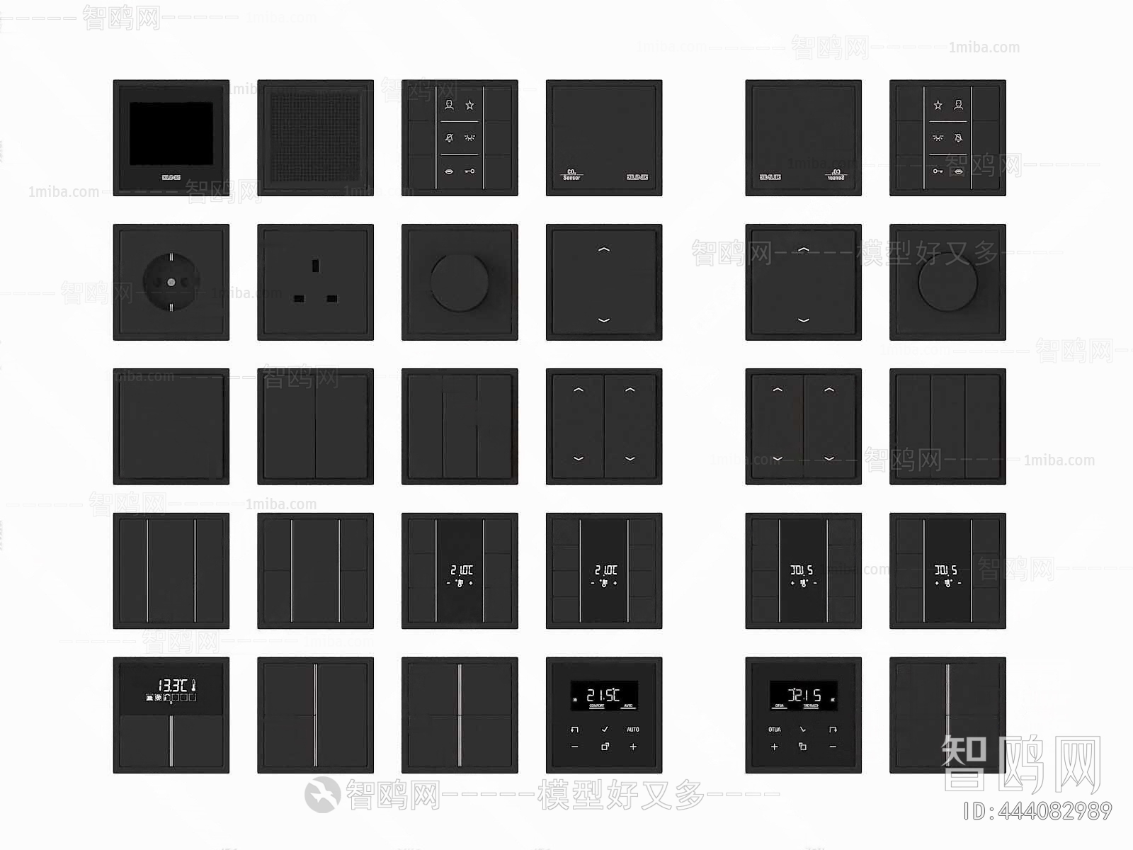 Modern Switch Socket Panel