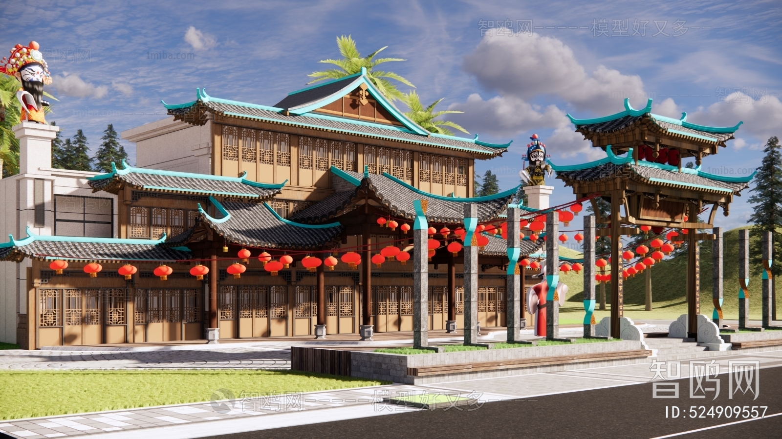 Chinese Style Building Appearance