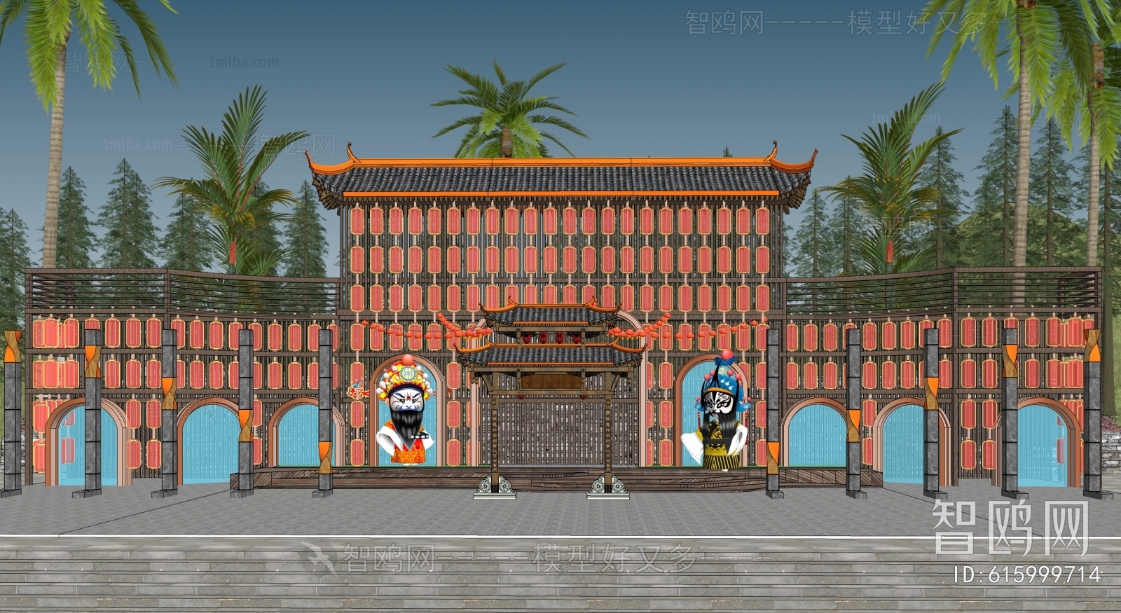 Chinese Style Building Appearance