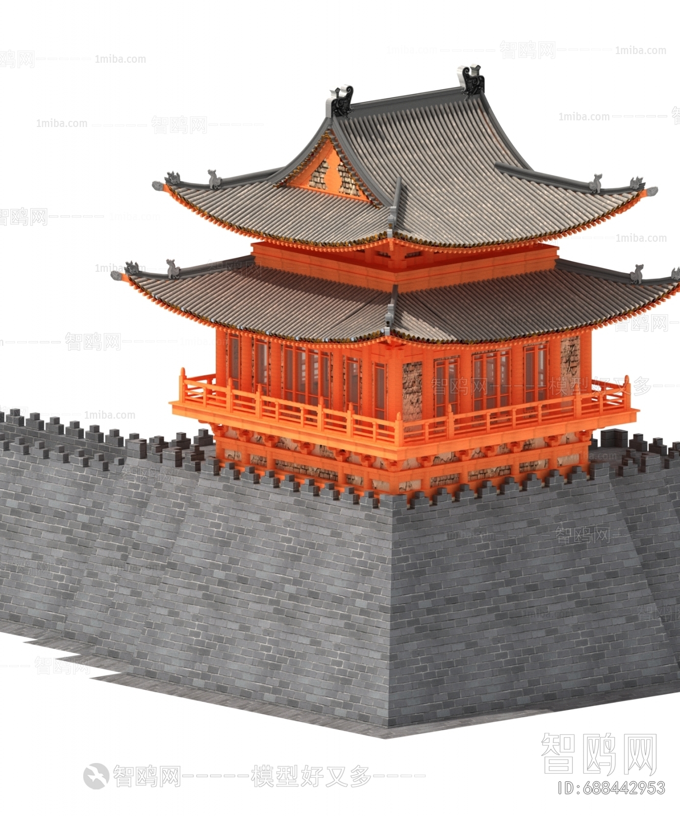 Chinese Style Ancient Architectural Buildings