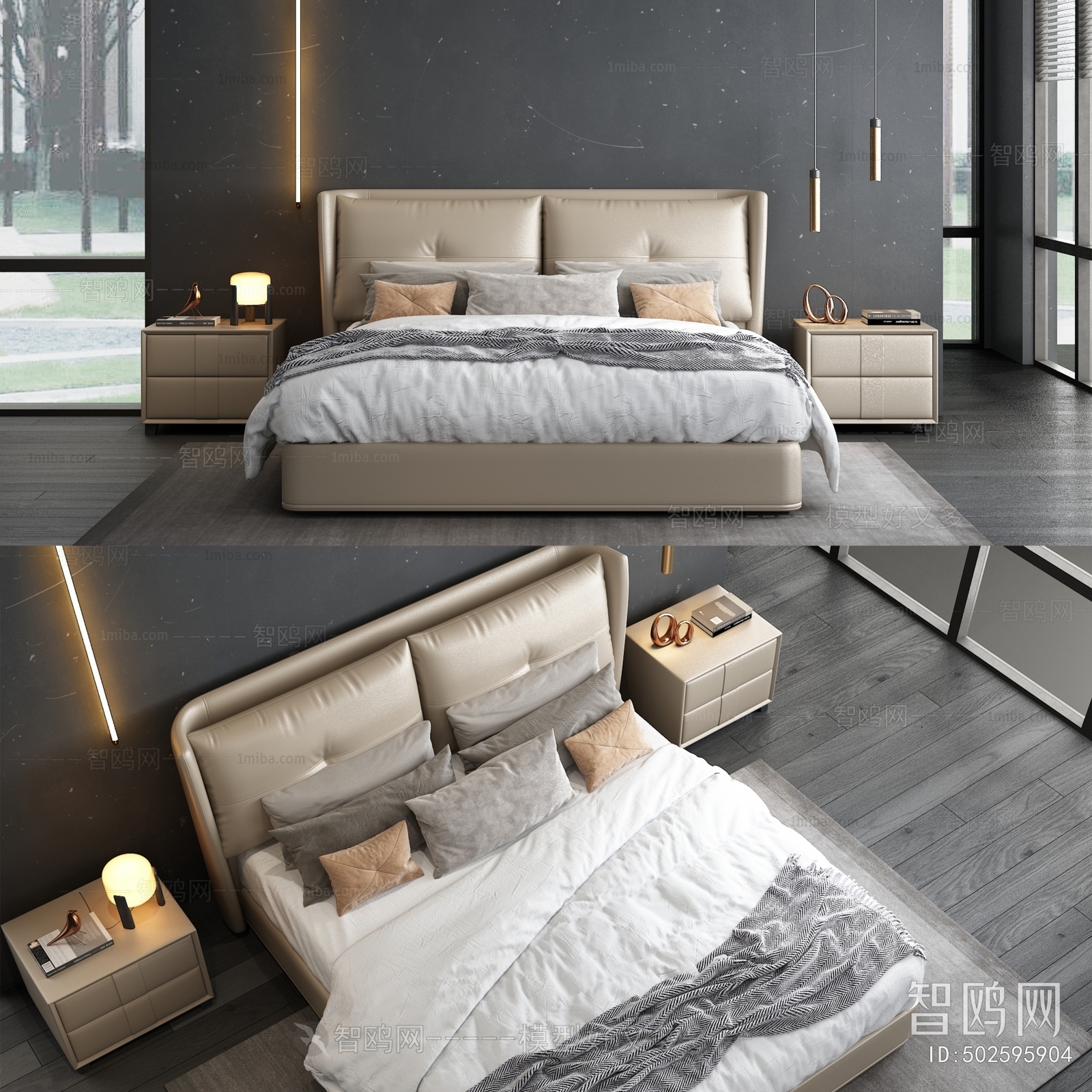 Modern Double Bed