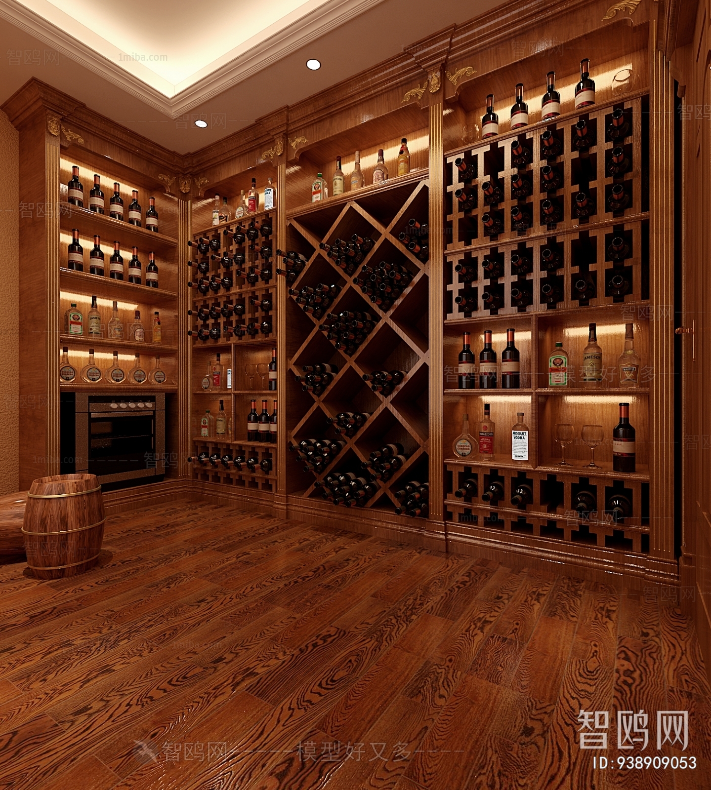 American Style Wine Cellar/Wine Tasting Room