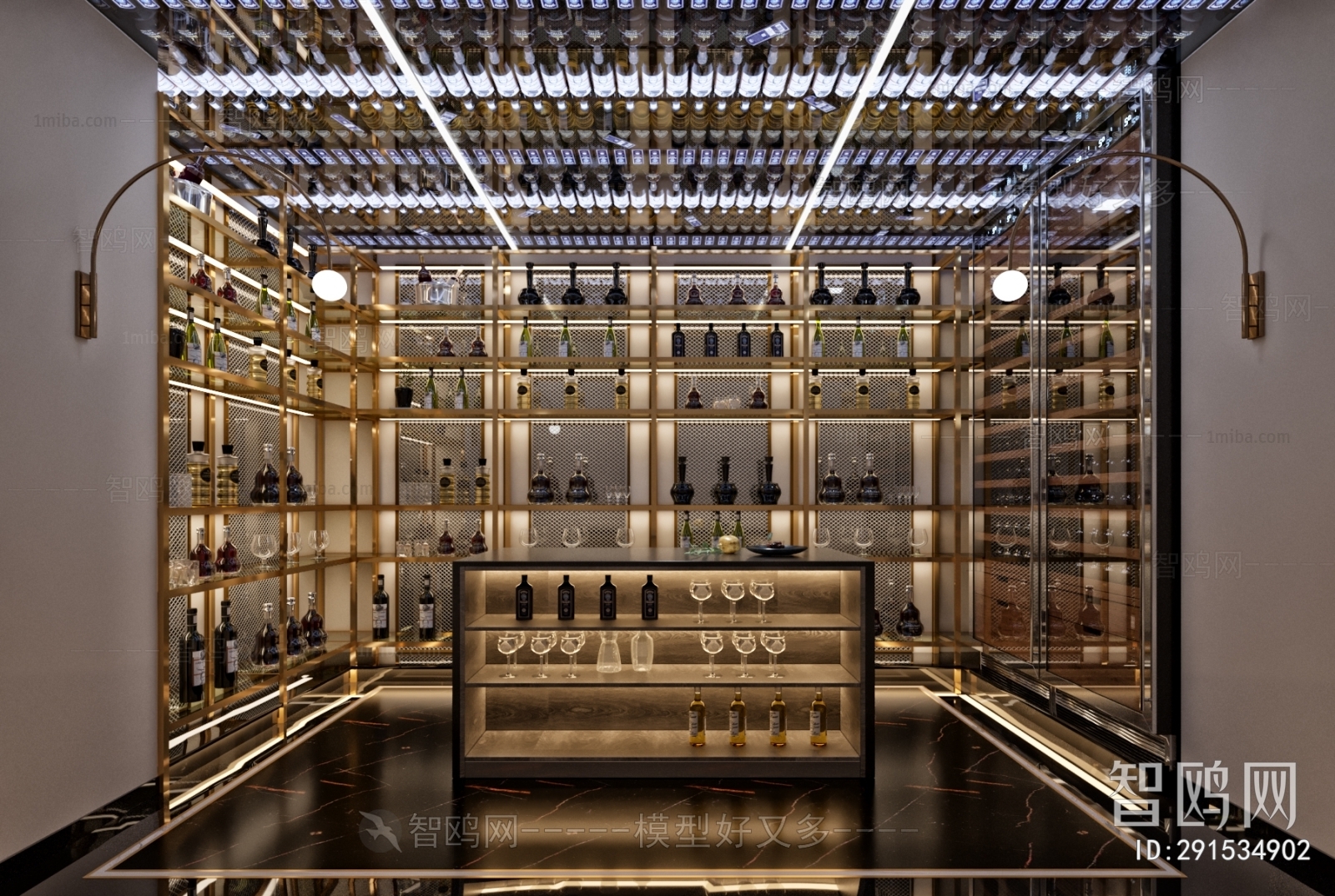 Modern Wine Cellar/Wine Tasting Room