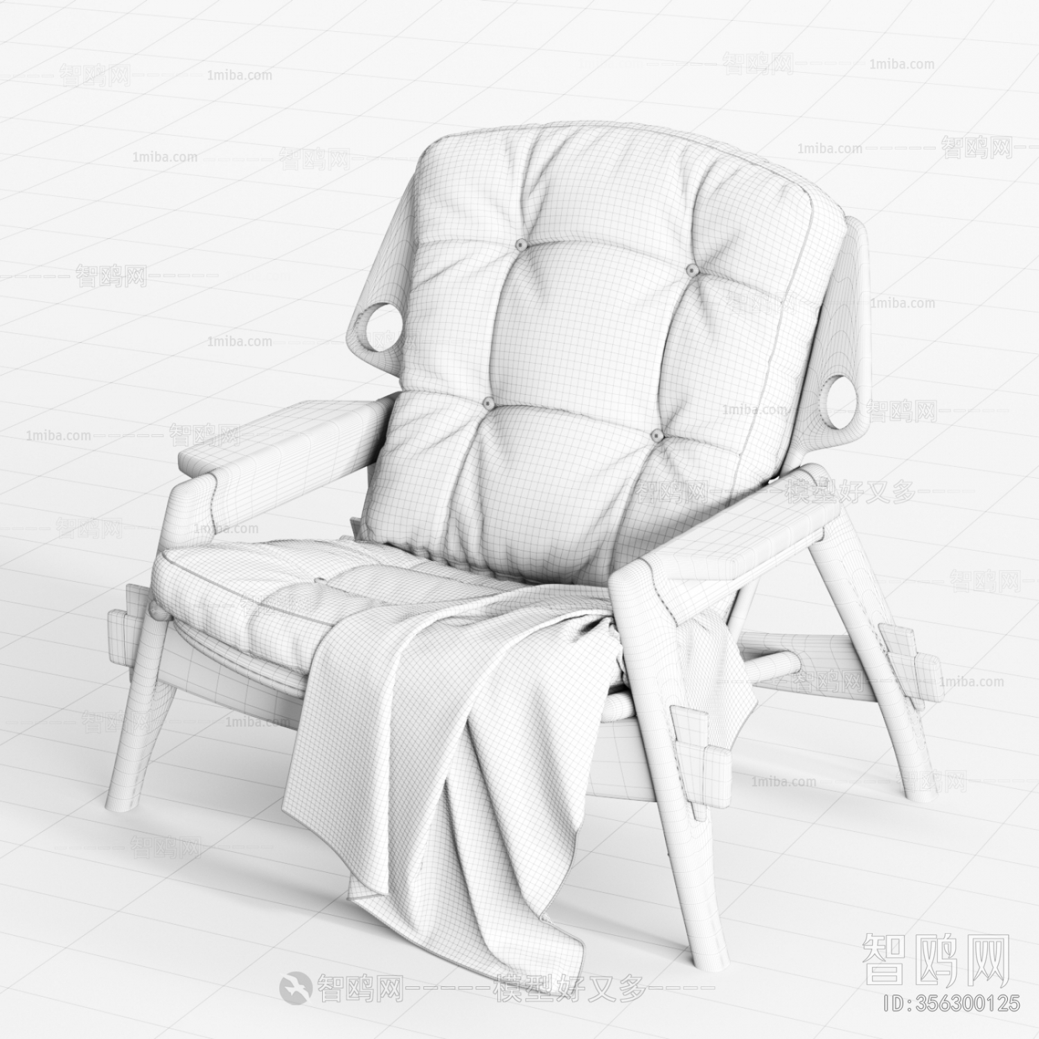 Wabi-sabi Style Lounge Chair