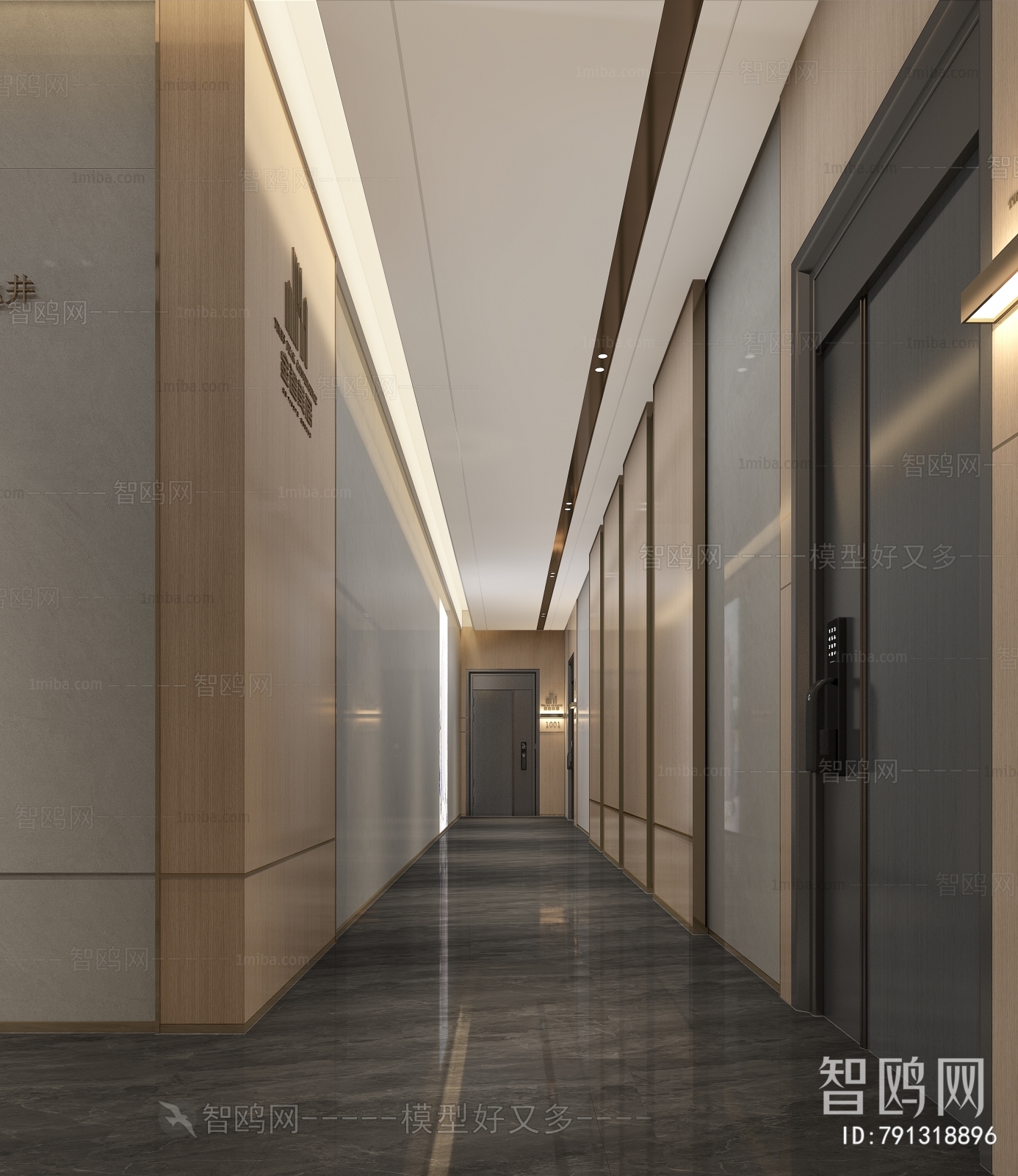 Modern Corridor/elevator Hall