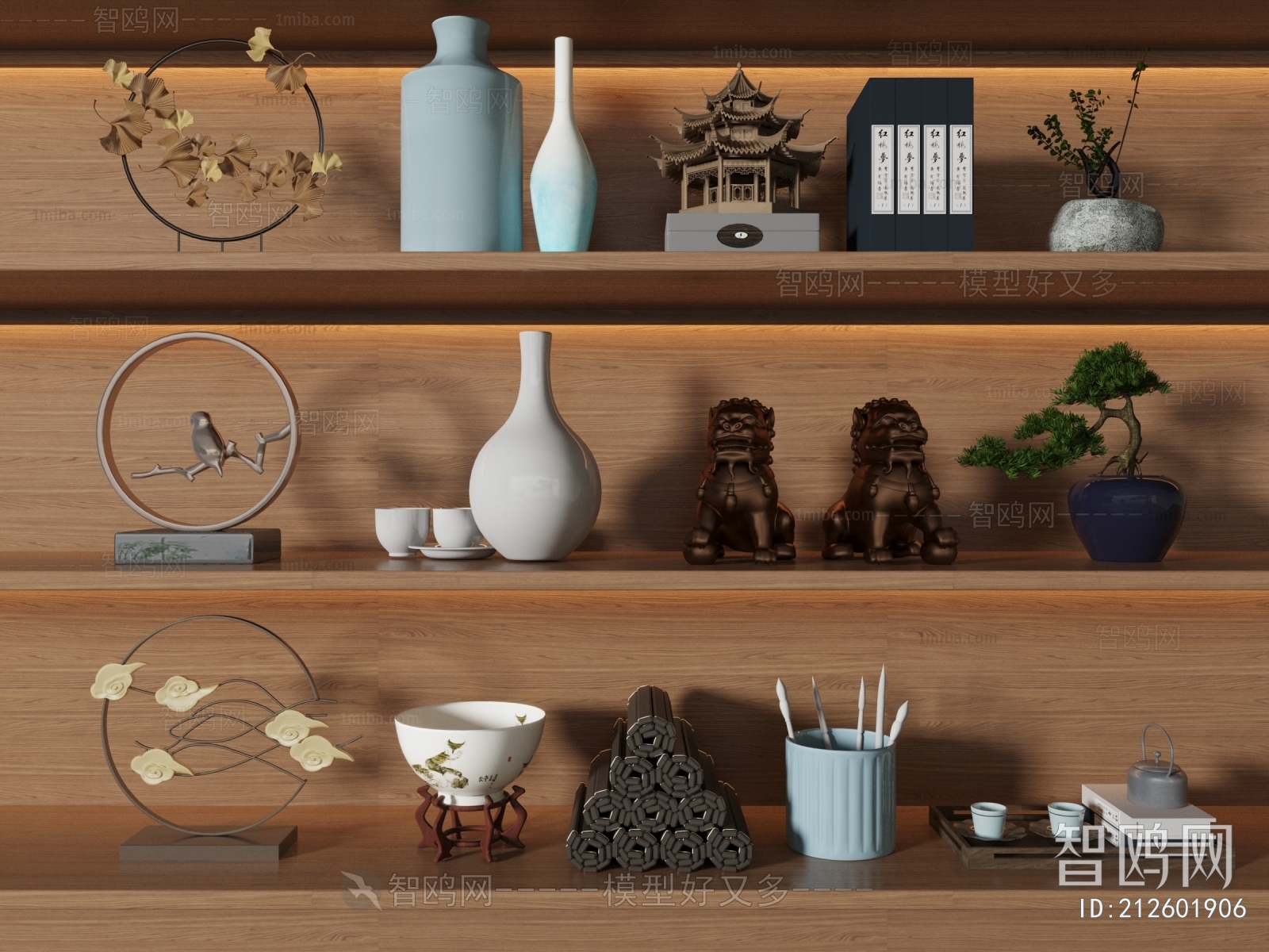 New Chinese Style Decorative Set