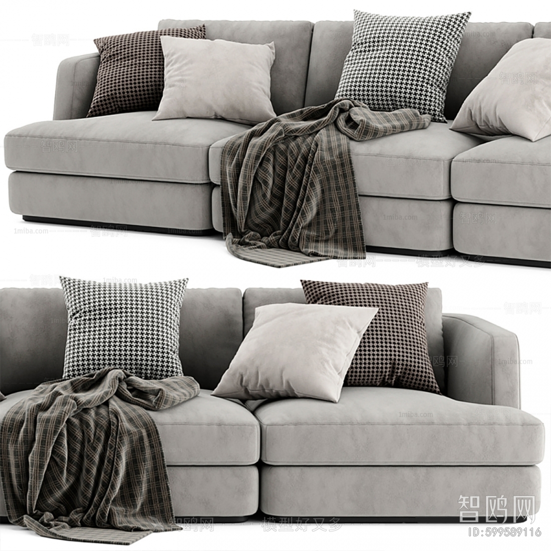 Modern Three-seat Sofa