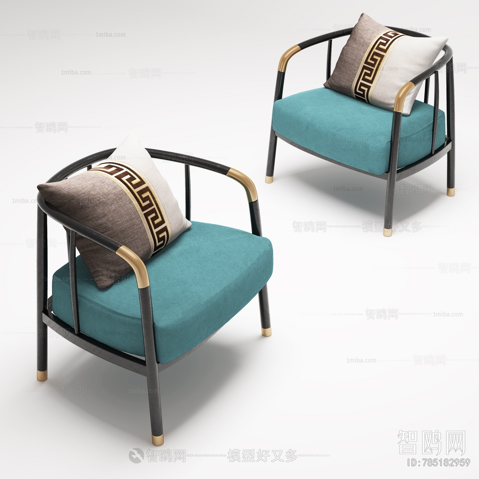 New Chinese Style Lounge Chair