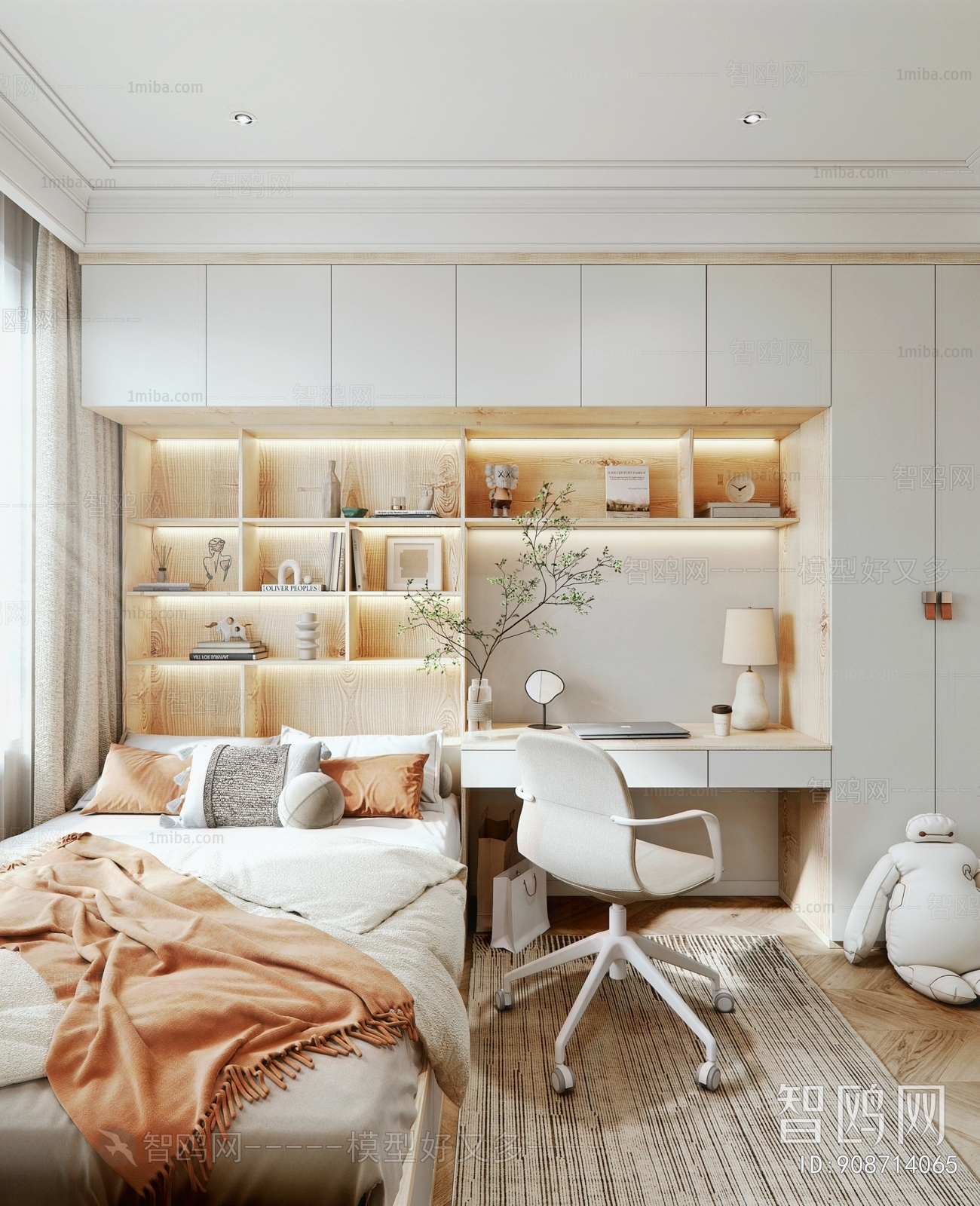 Modern Nordic Style Bedroom