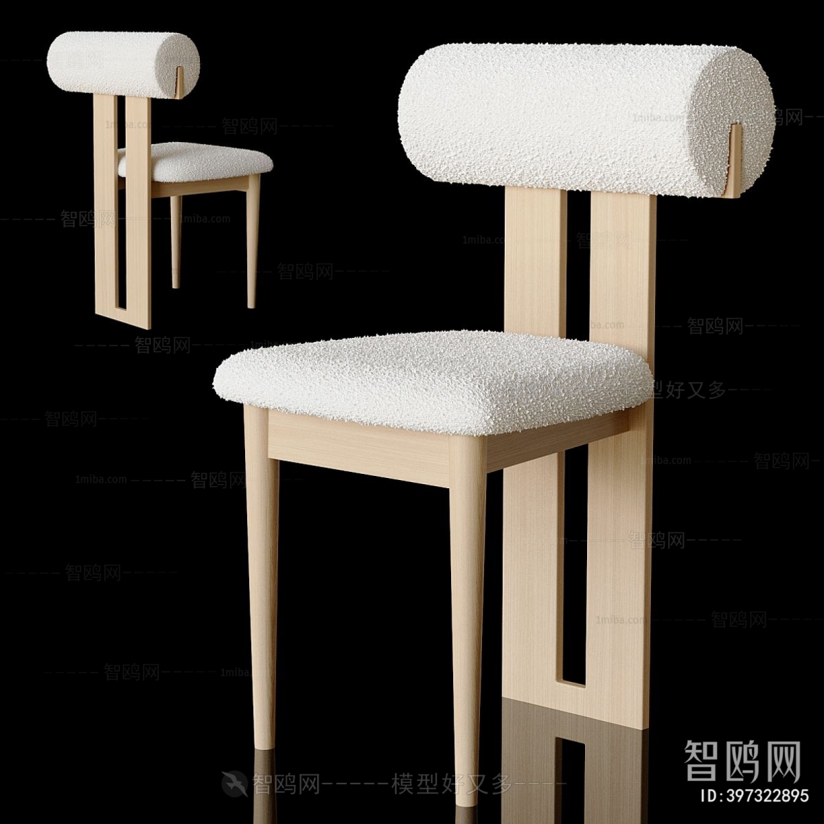 Wabi-sabi Style Single Chair