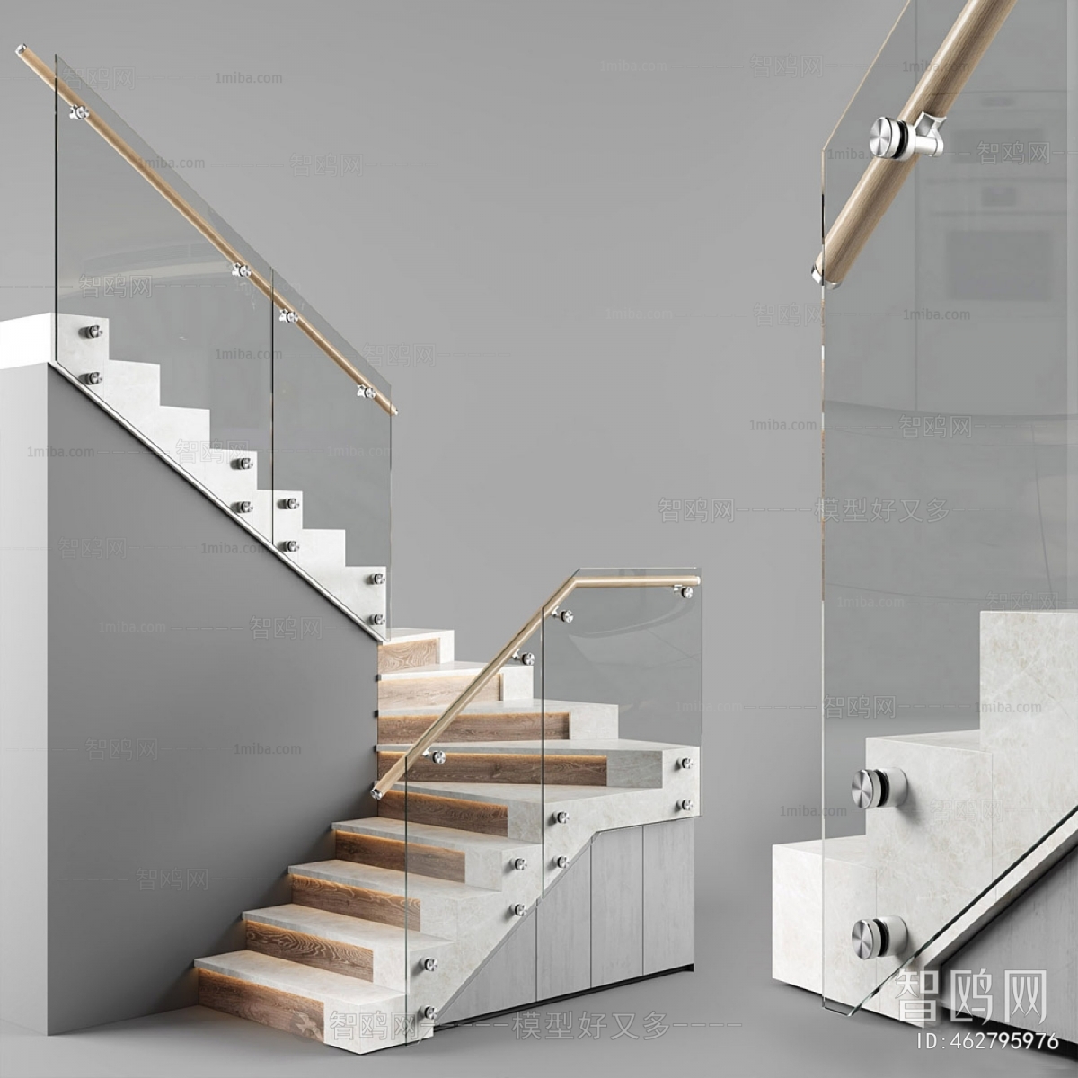 Modern Stair Balustrade/elevator