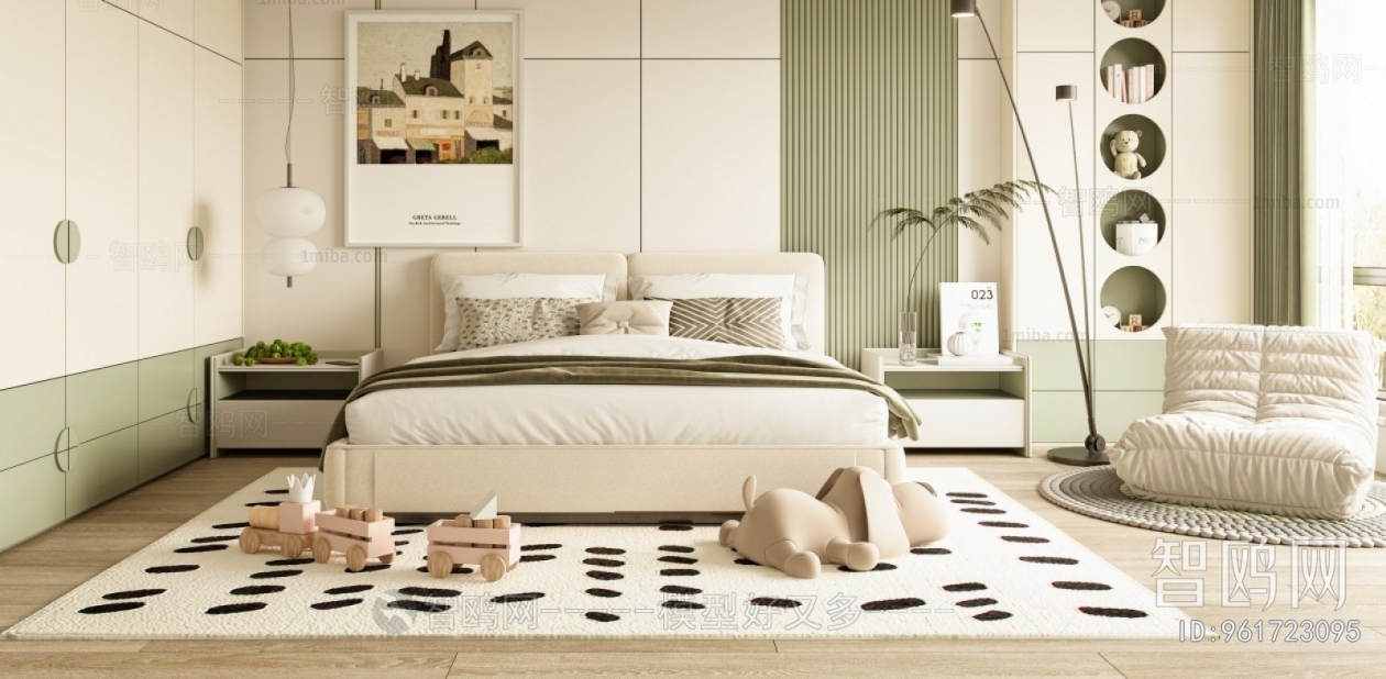 Modern Nordic Style Bedroom