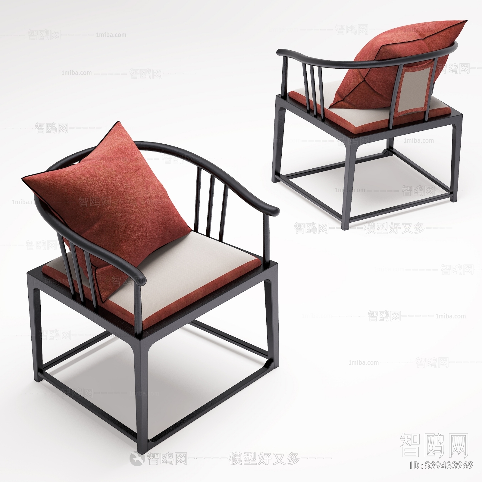 New Chinese Style Lounge Chair