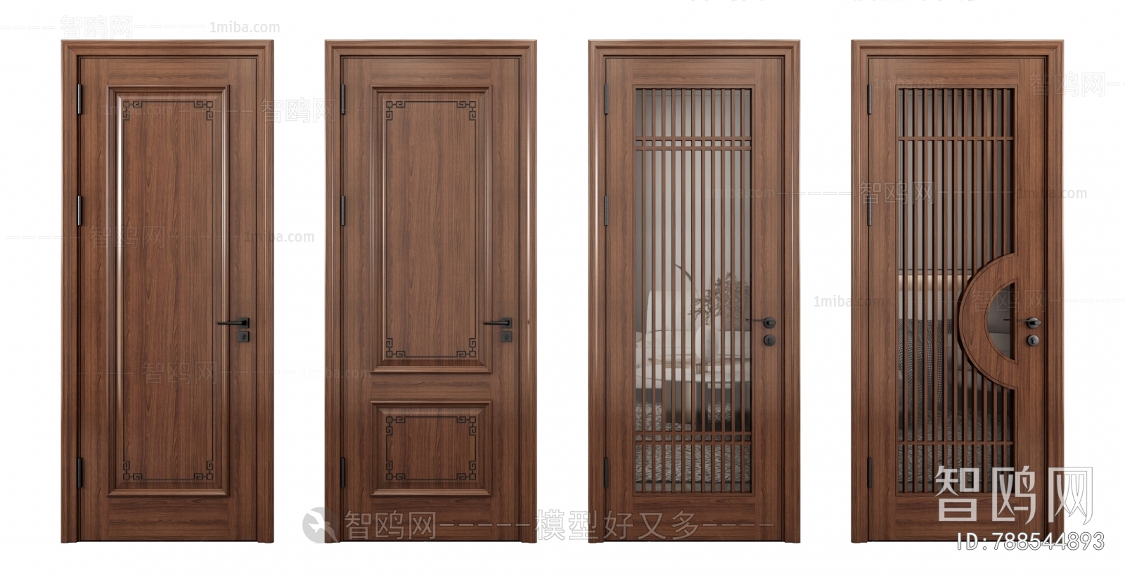 New Chinese Style Single Door