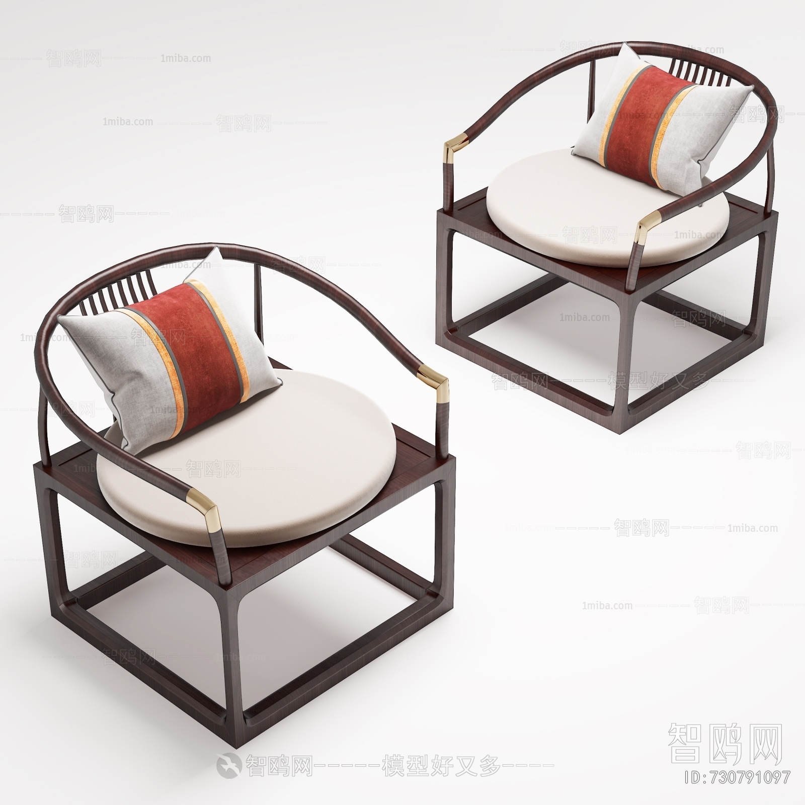 New Chinese Style Lounge Chair