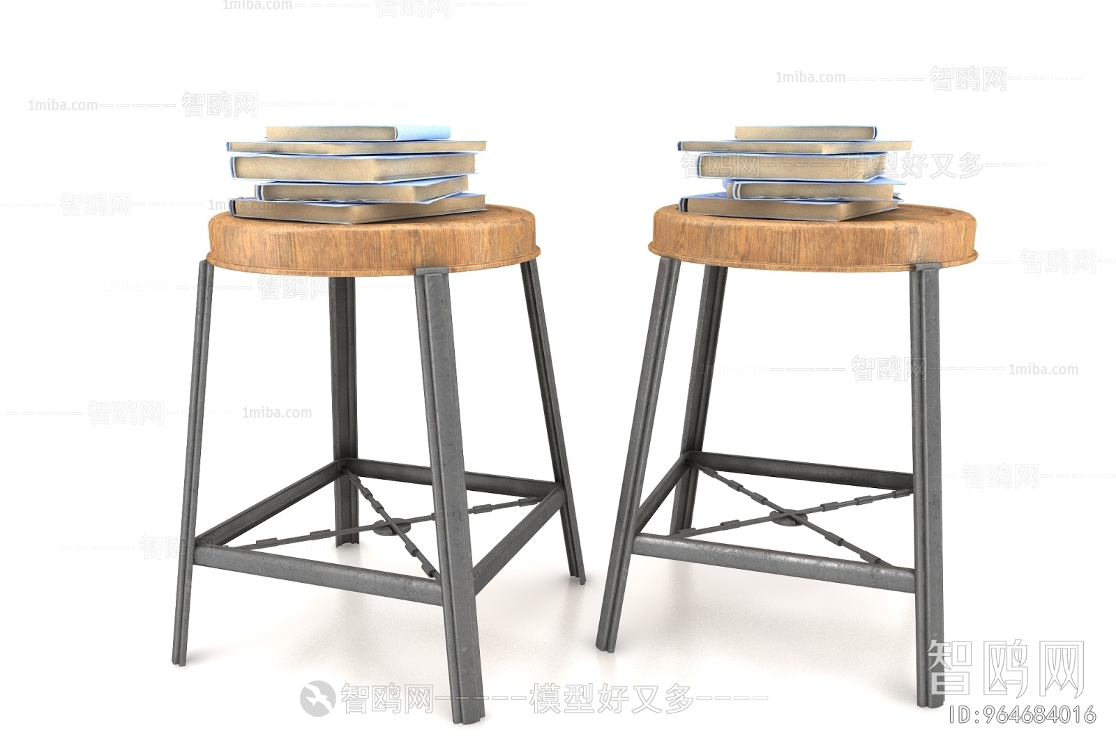 Industrial Style Stool