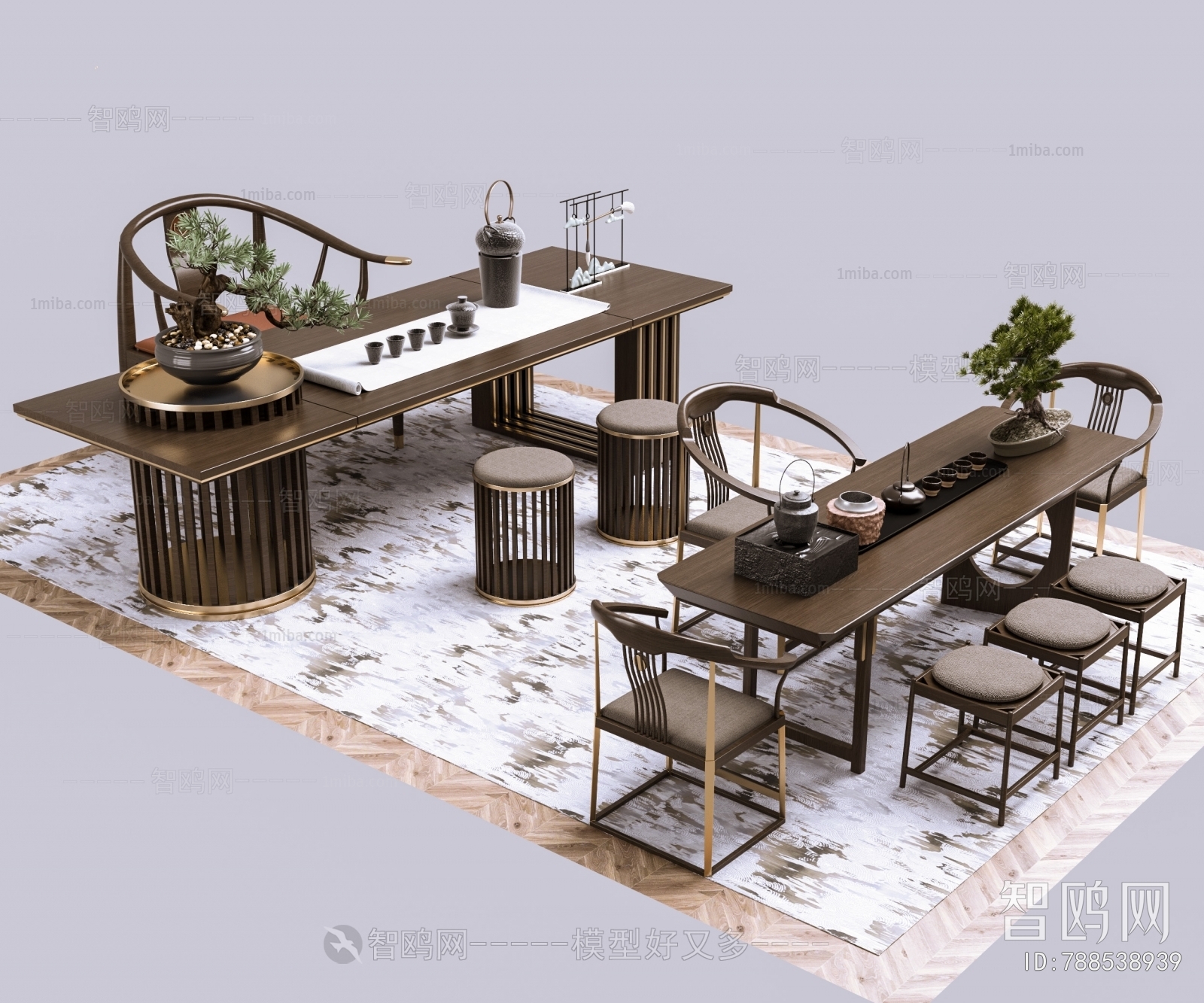 New Chinese Style Tea Tables And Chairs