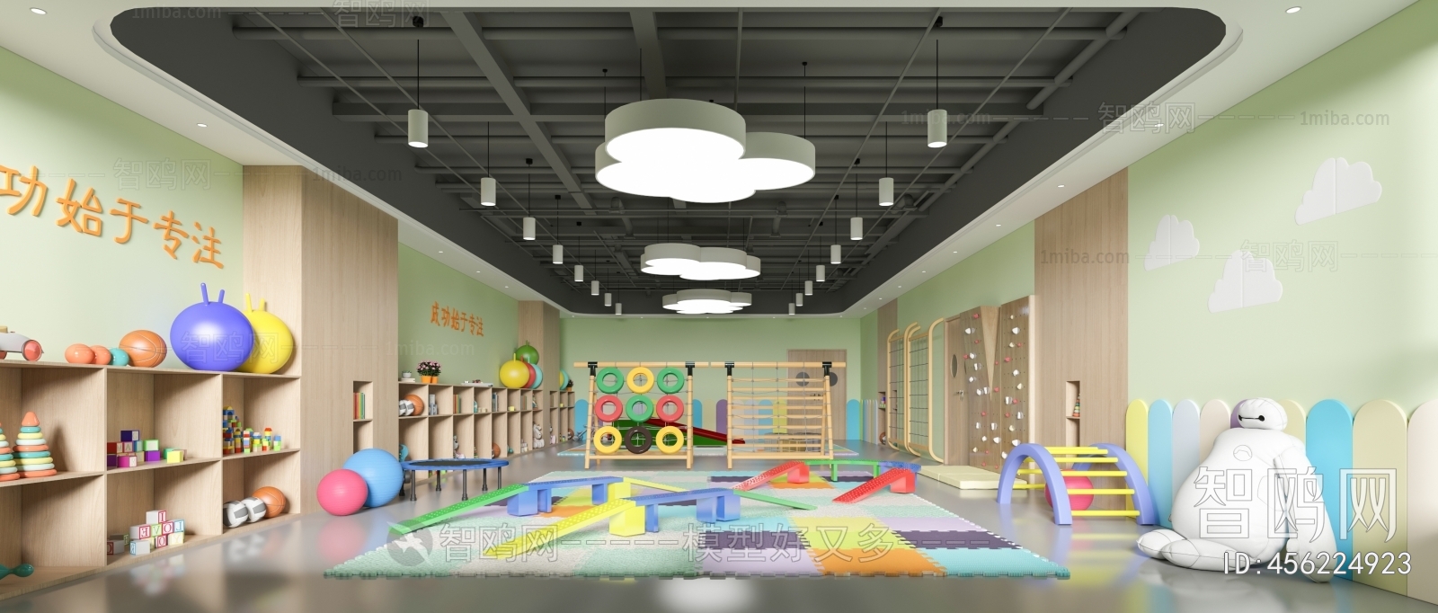 现代幼儿园儿童游乐活动室