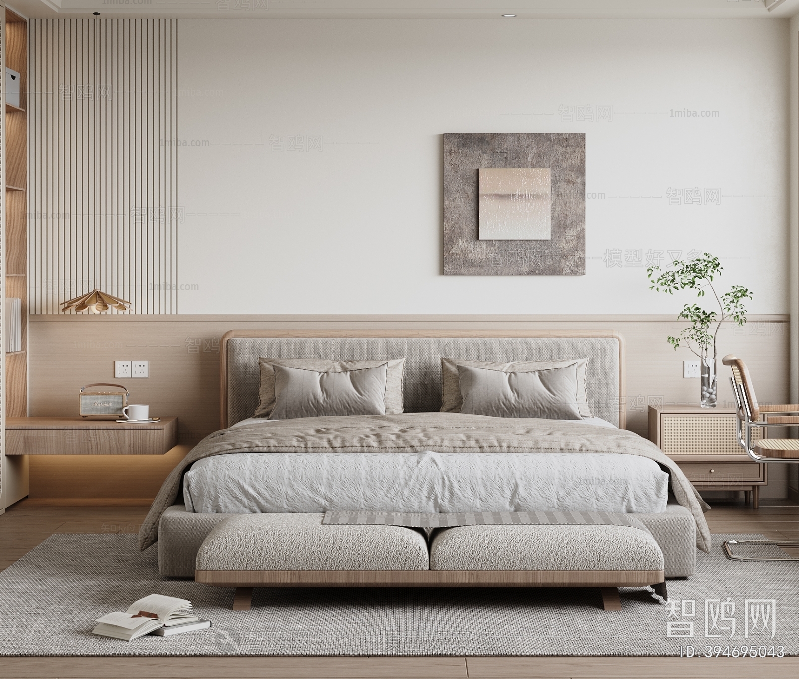 Wabi-sabi Style Bedroom