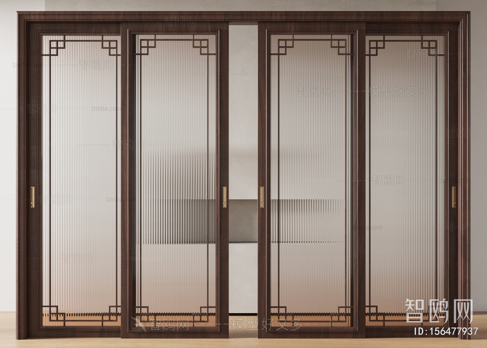 New Chinese Style Sliding Door