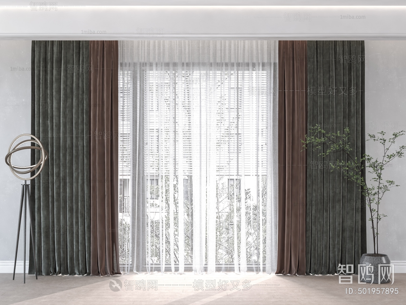 Modern The Curtain