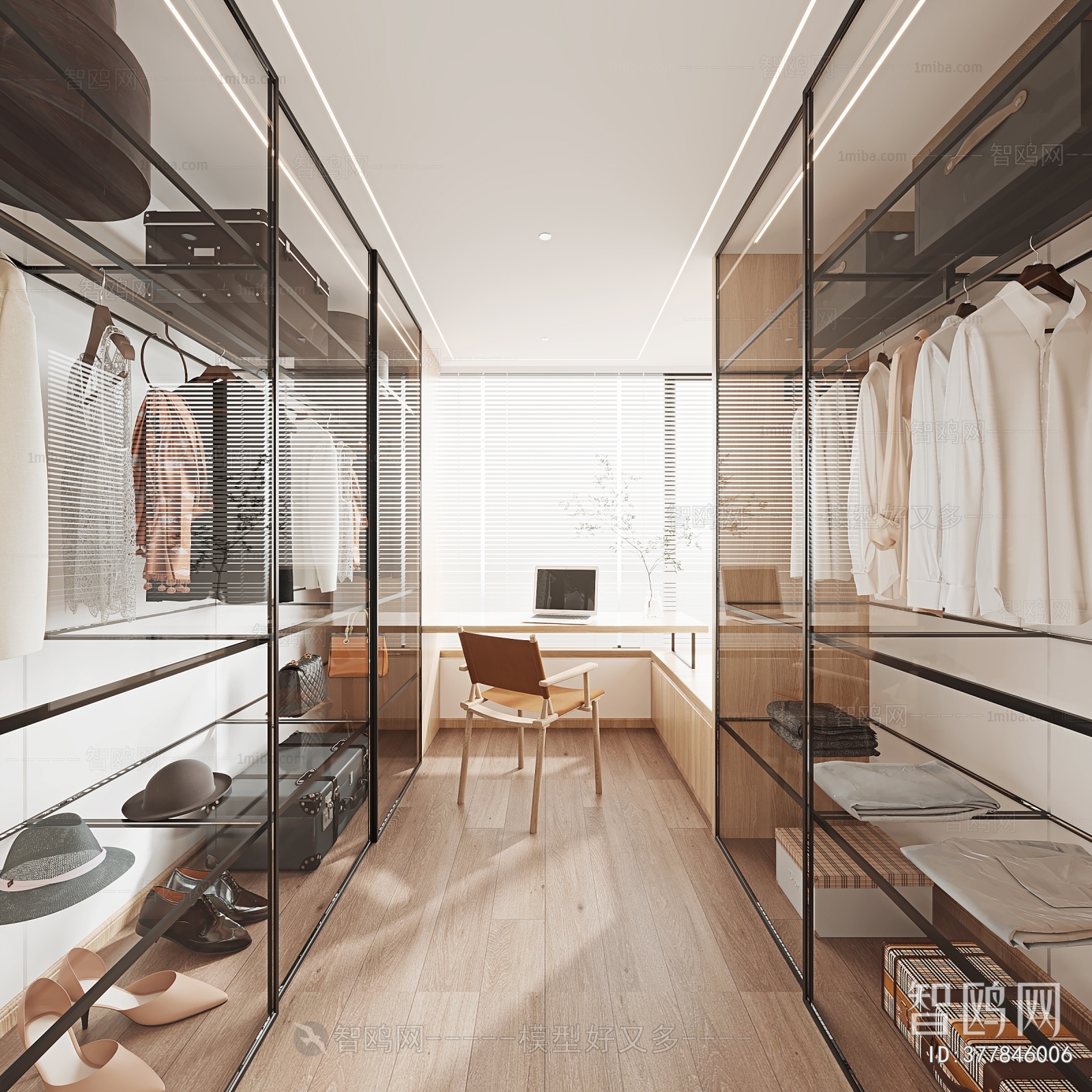 Modern Clothes Storage Area