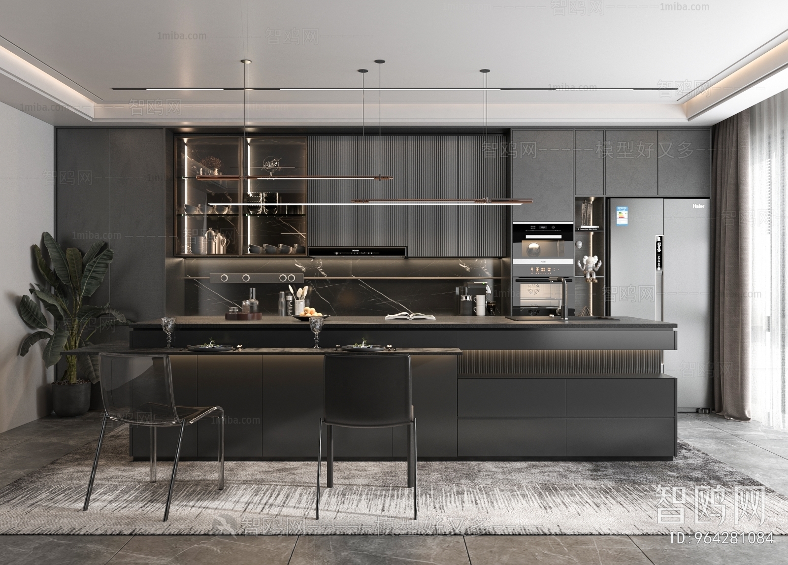 Modern Open Kitchen