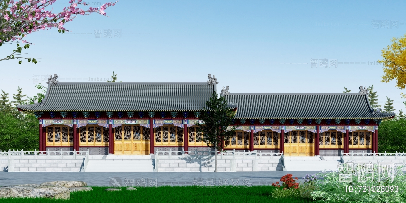 Chinese Style Ancient Architectural Buildings